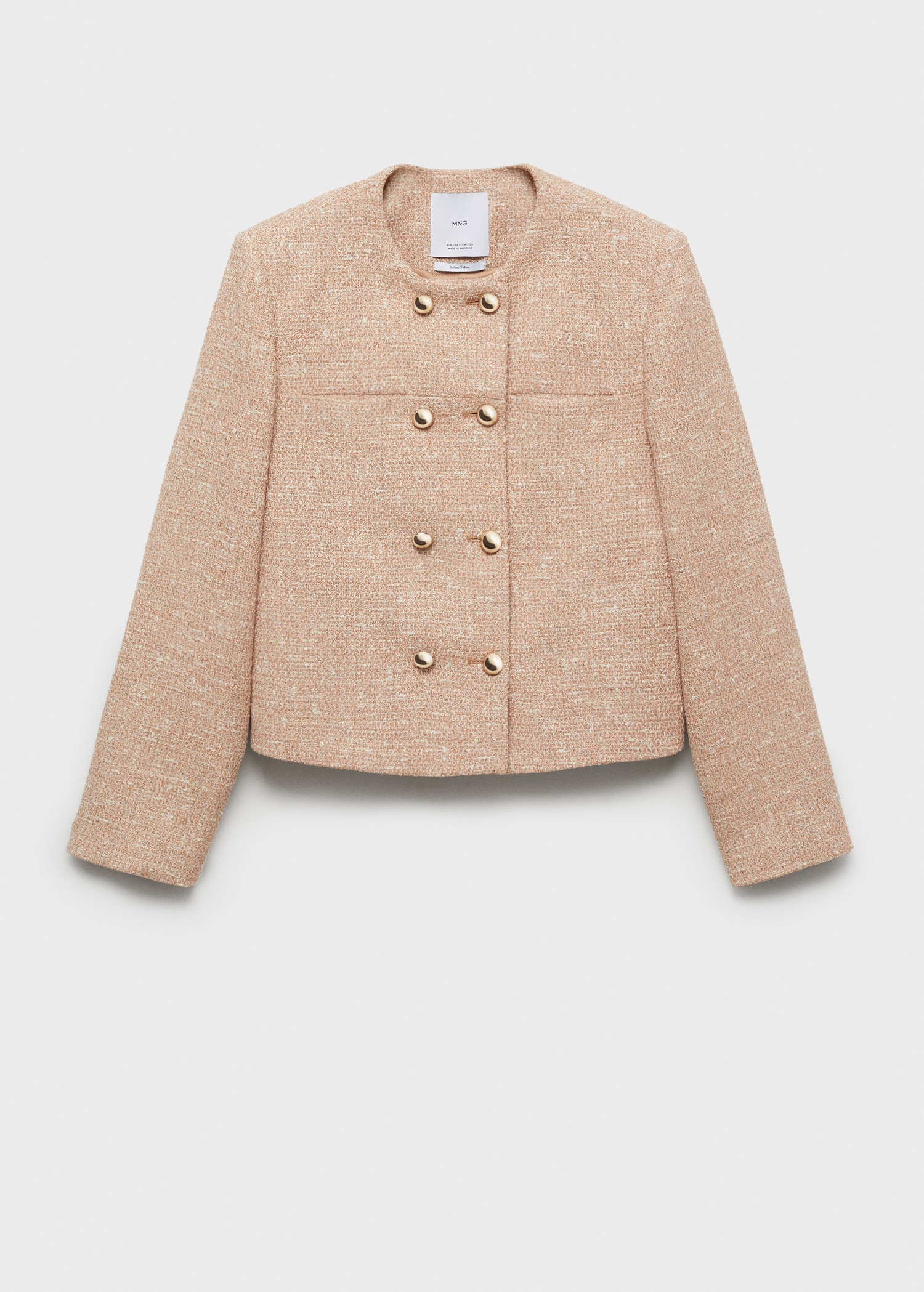 Double-breasted tweed jacket - Article without model