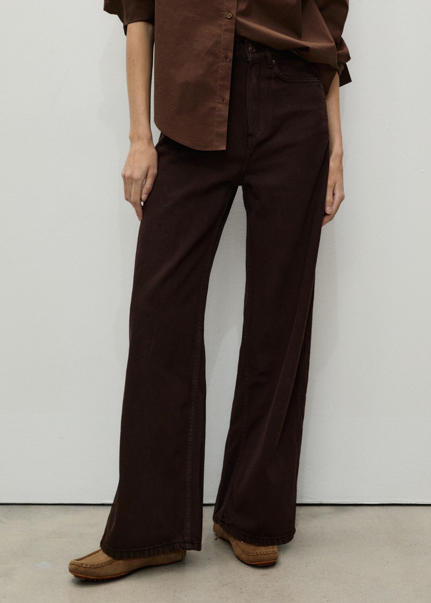 High-rise balloon jeans - Medium plane