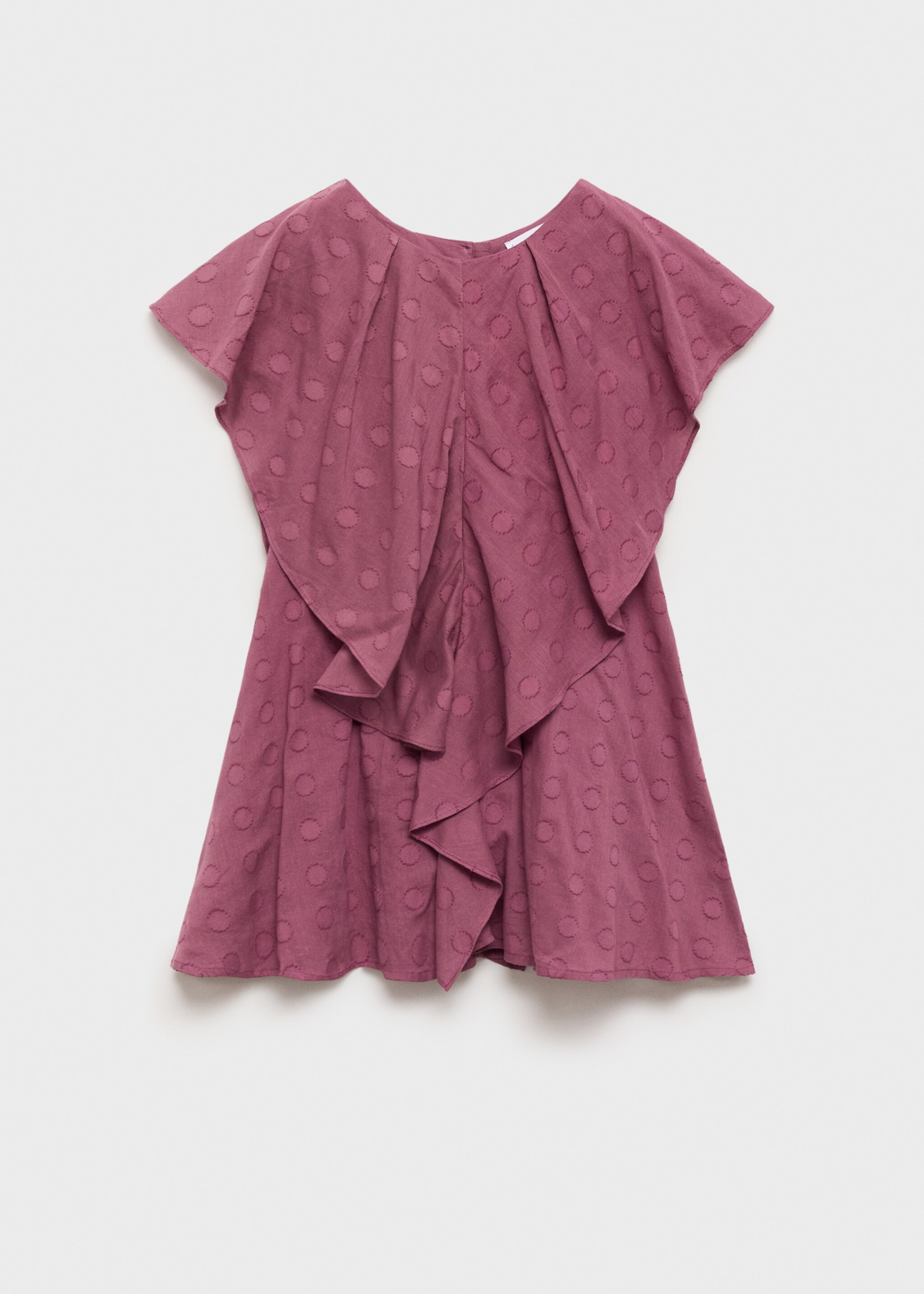 Polka-dot dress with ruffles - Article without model