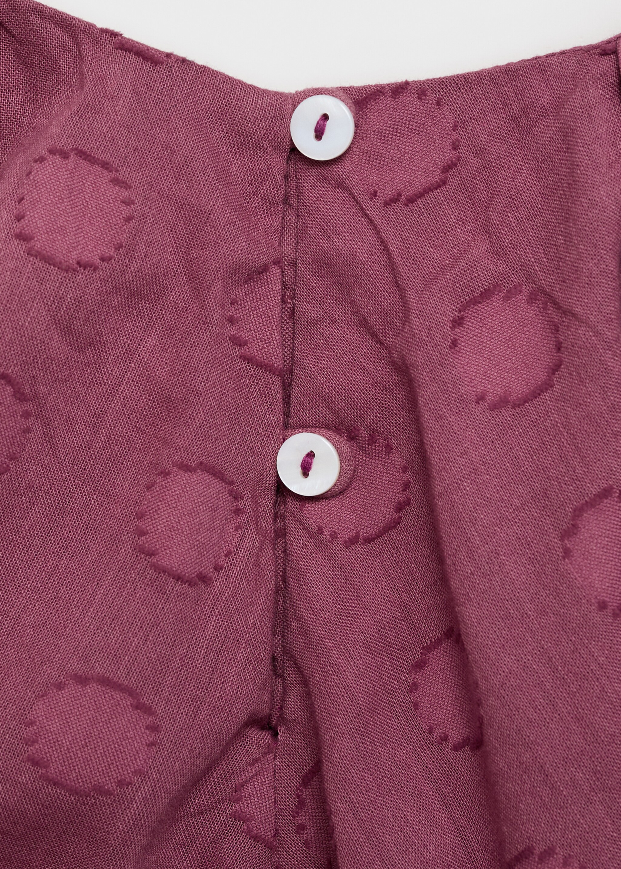 Polka-dot dress with ruffles - Details of the article 0