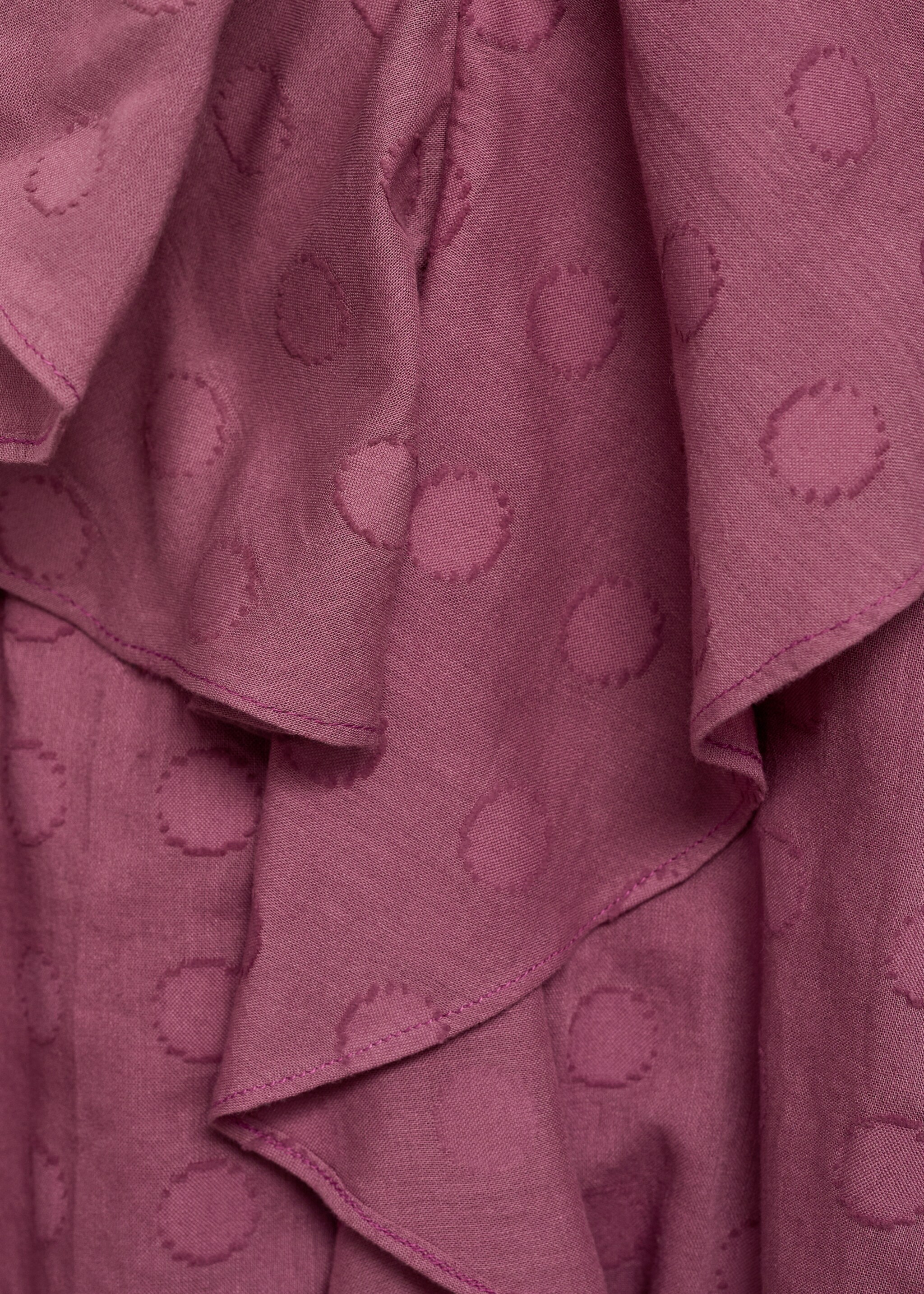 Polka-dot dress with ruffles - Details of the article 8