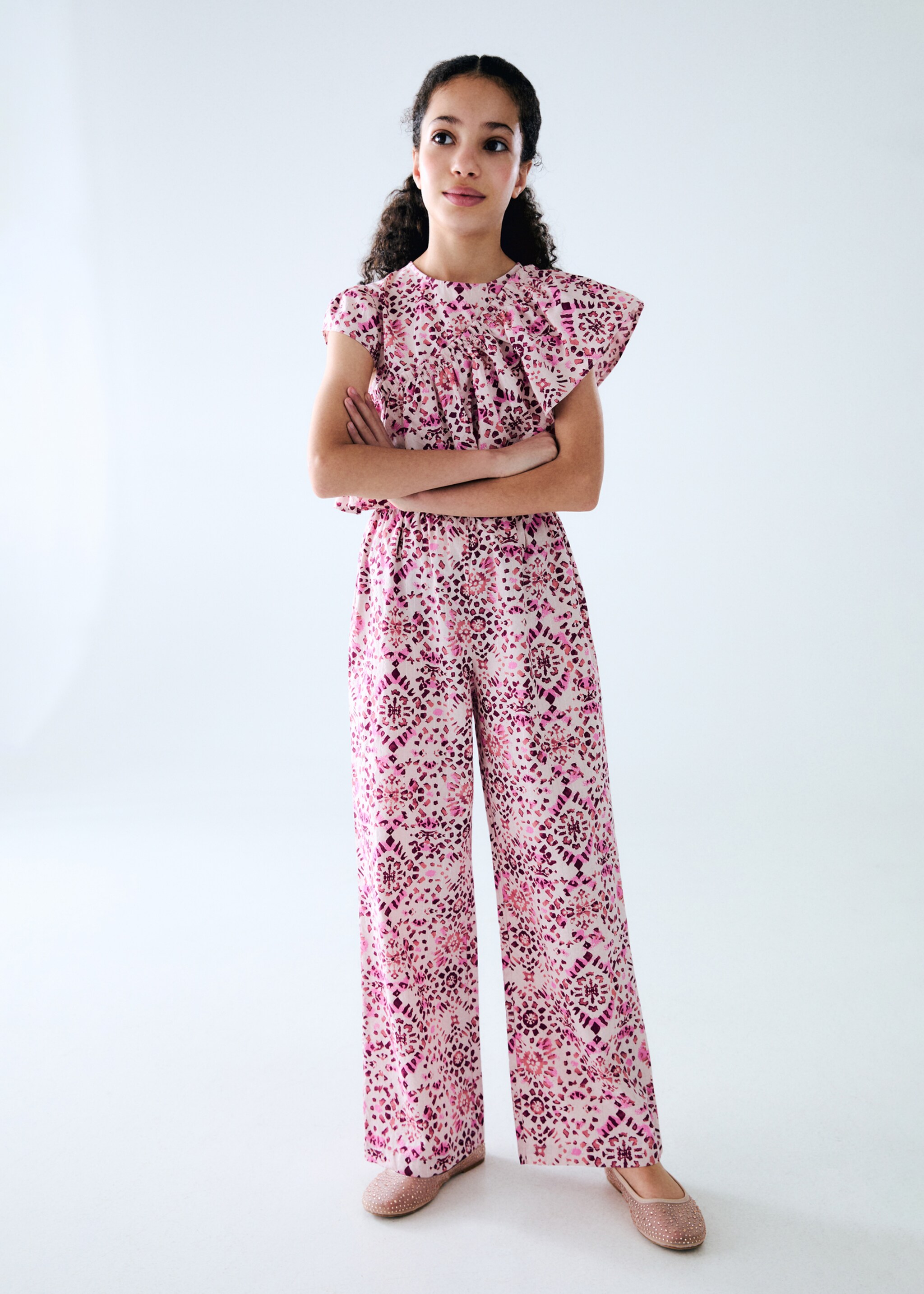 Ruffled detail jumpsuit - Details of the article 5