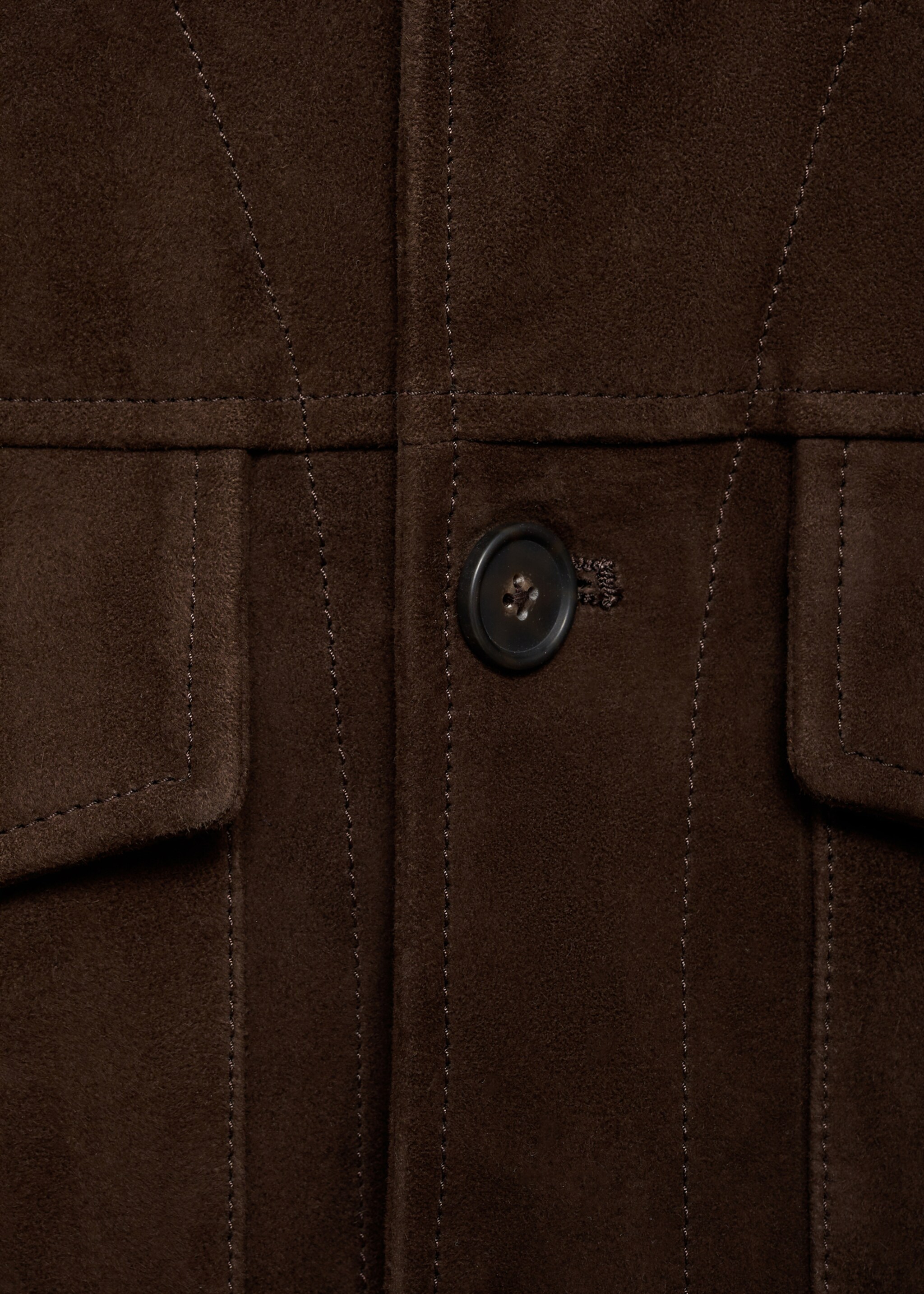 Blouson cuir daim poches - Détail de l'article 0