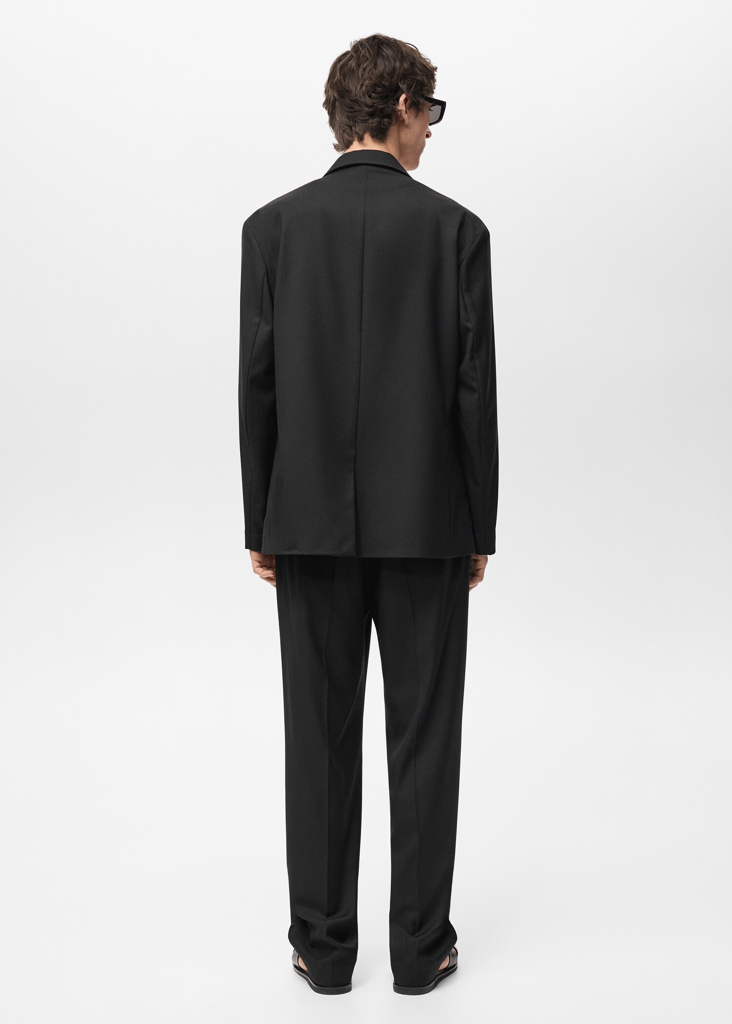 Sacou de costum relaxed fit - Spatele articolului