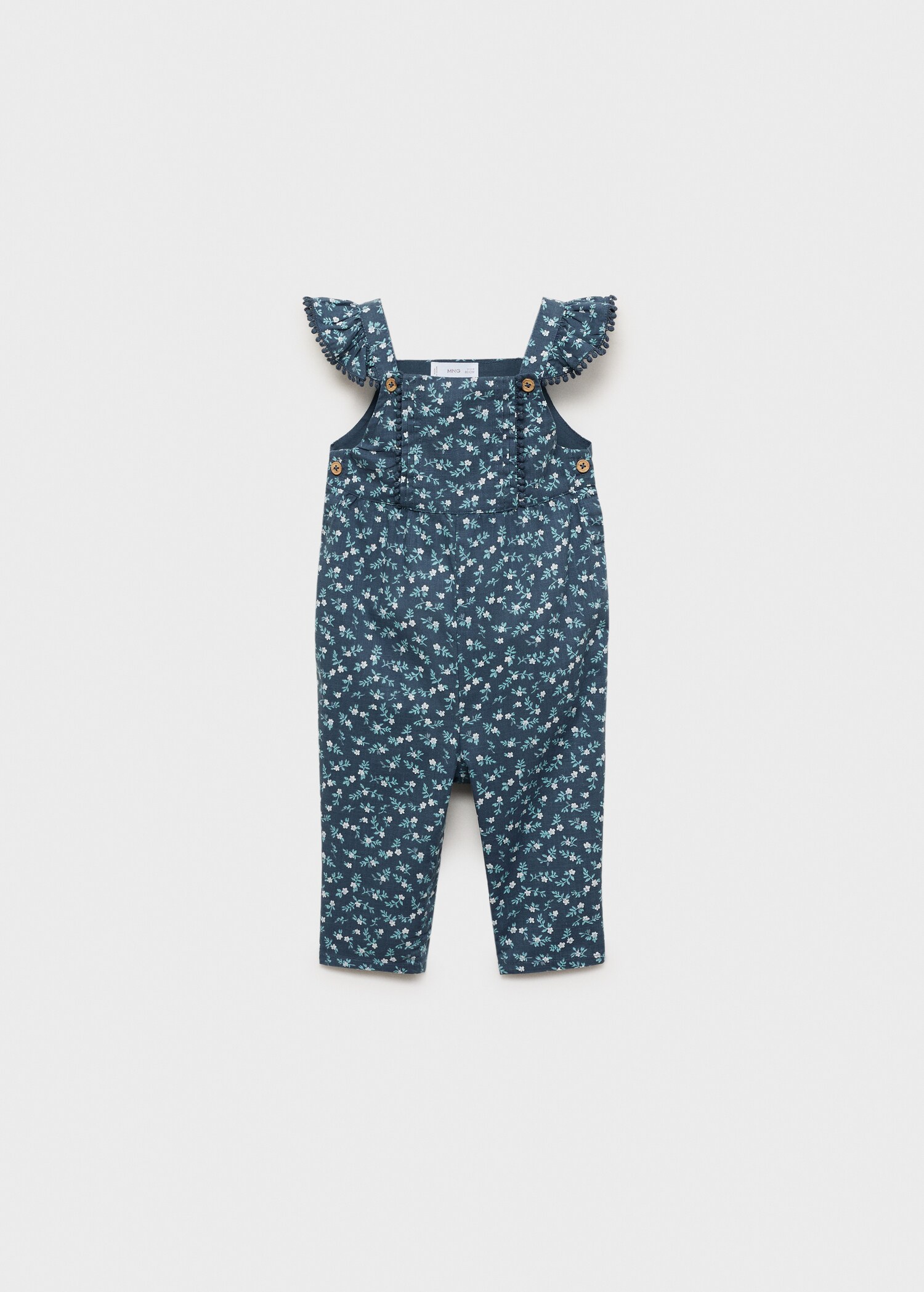 Ruffled printed dungarees - Article without model