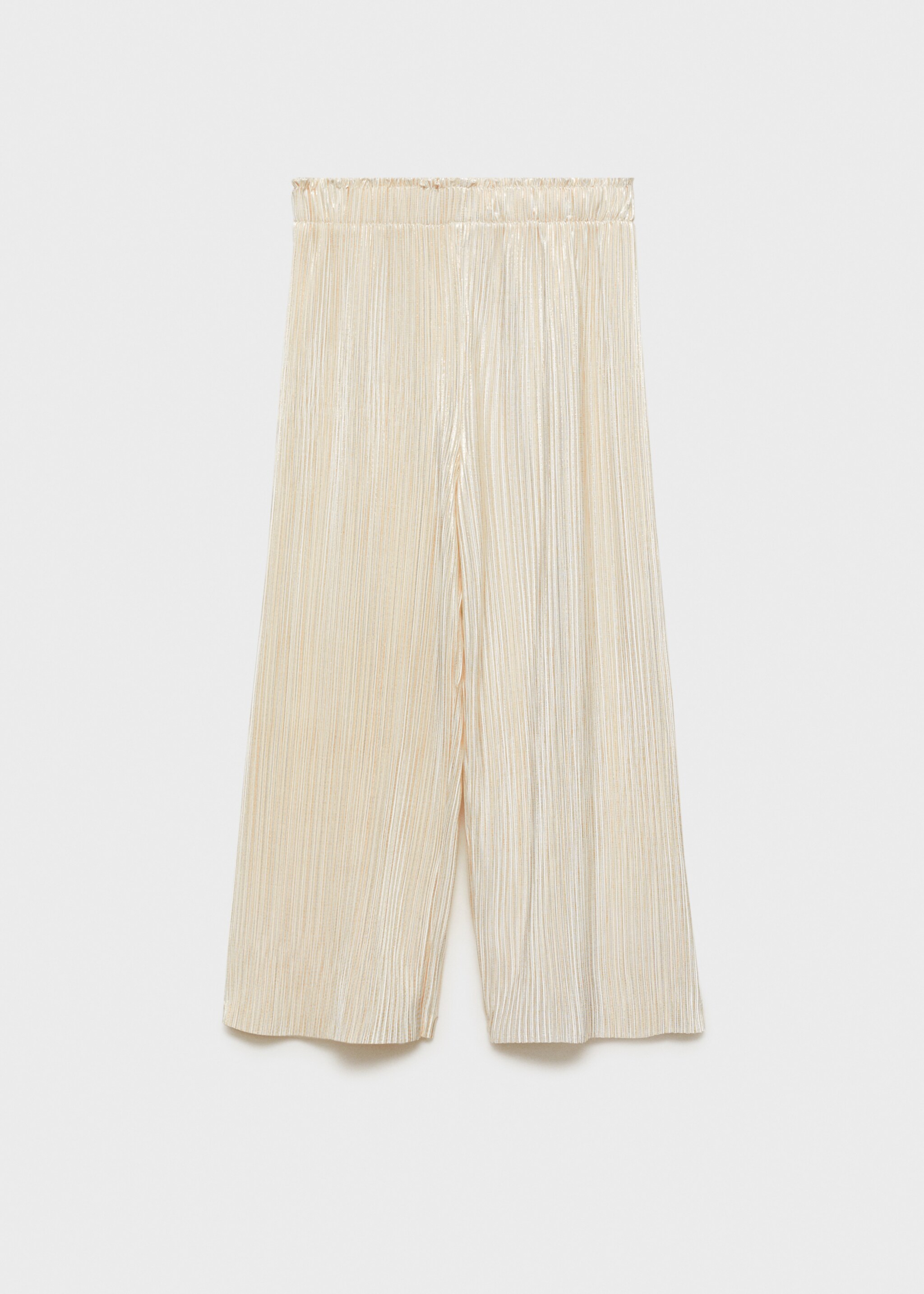 Pleated straight trousers - Article without model