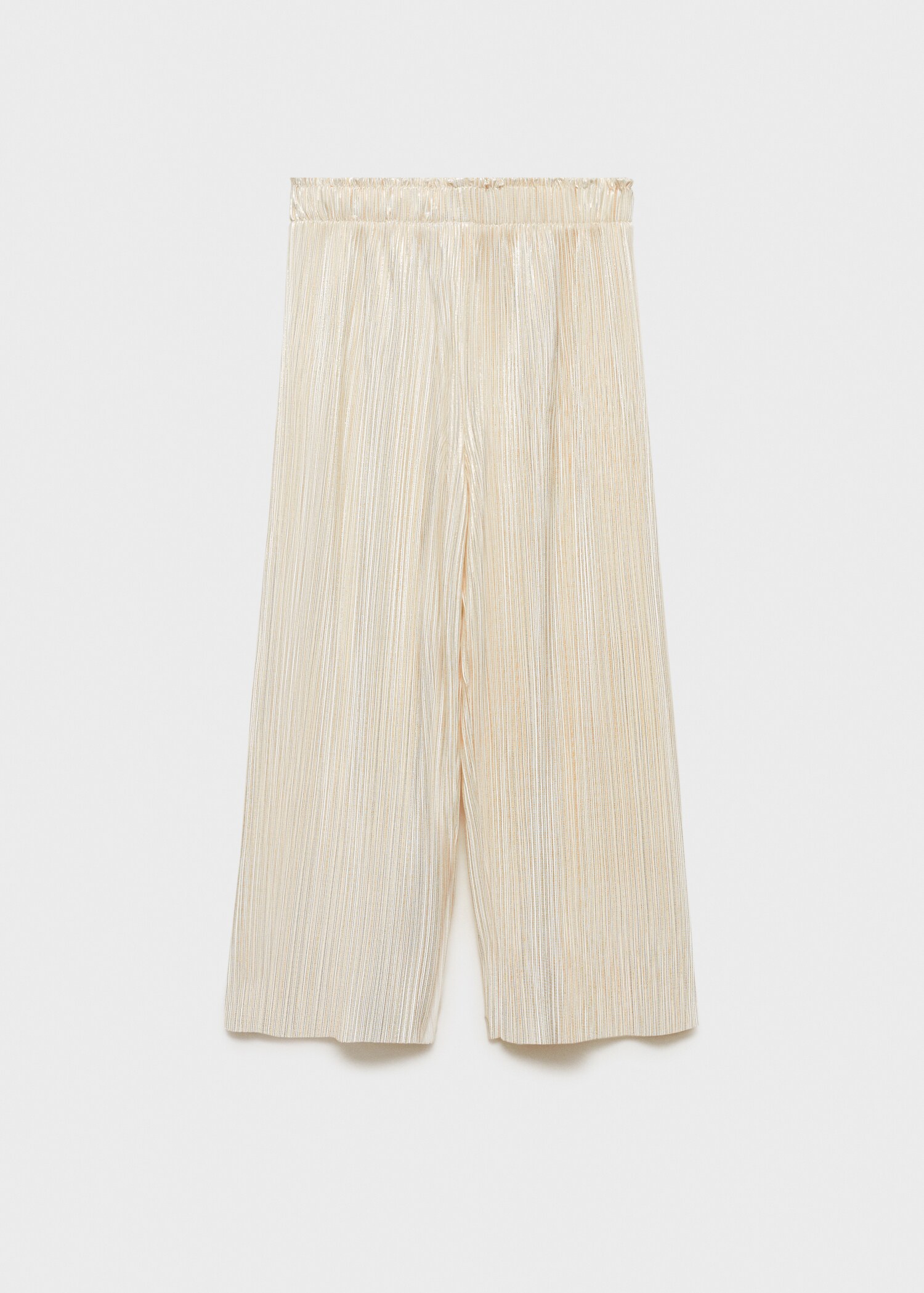 Pantalons rectes prisats - Revers de l'article