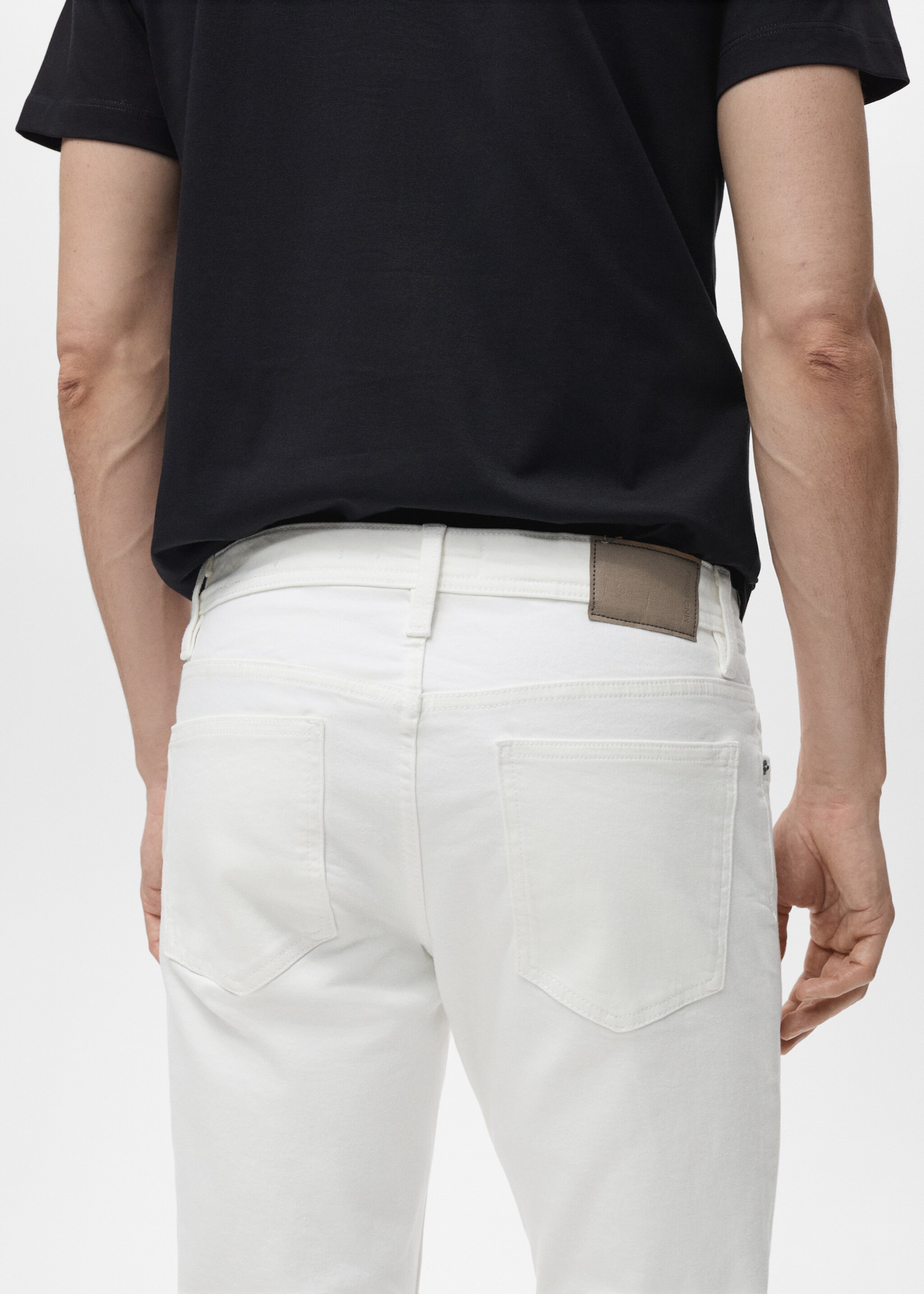 Witte Jan slim fit jeans - Detail van het artikel 4
