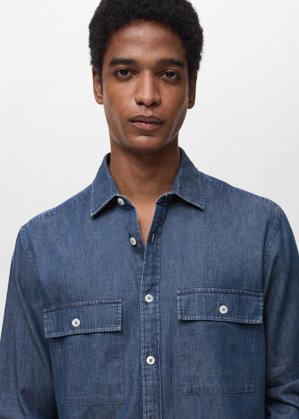 23ss BOWTE CHAMRAY COLLAR SHIRT バウト