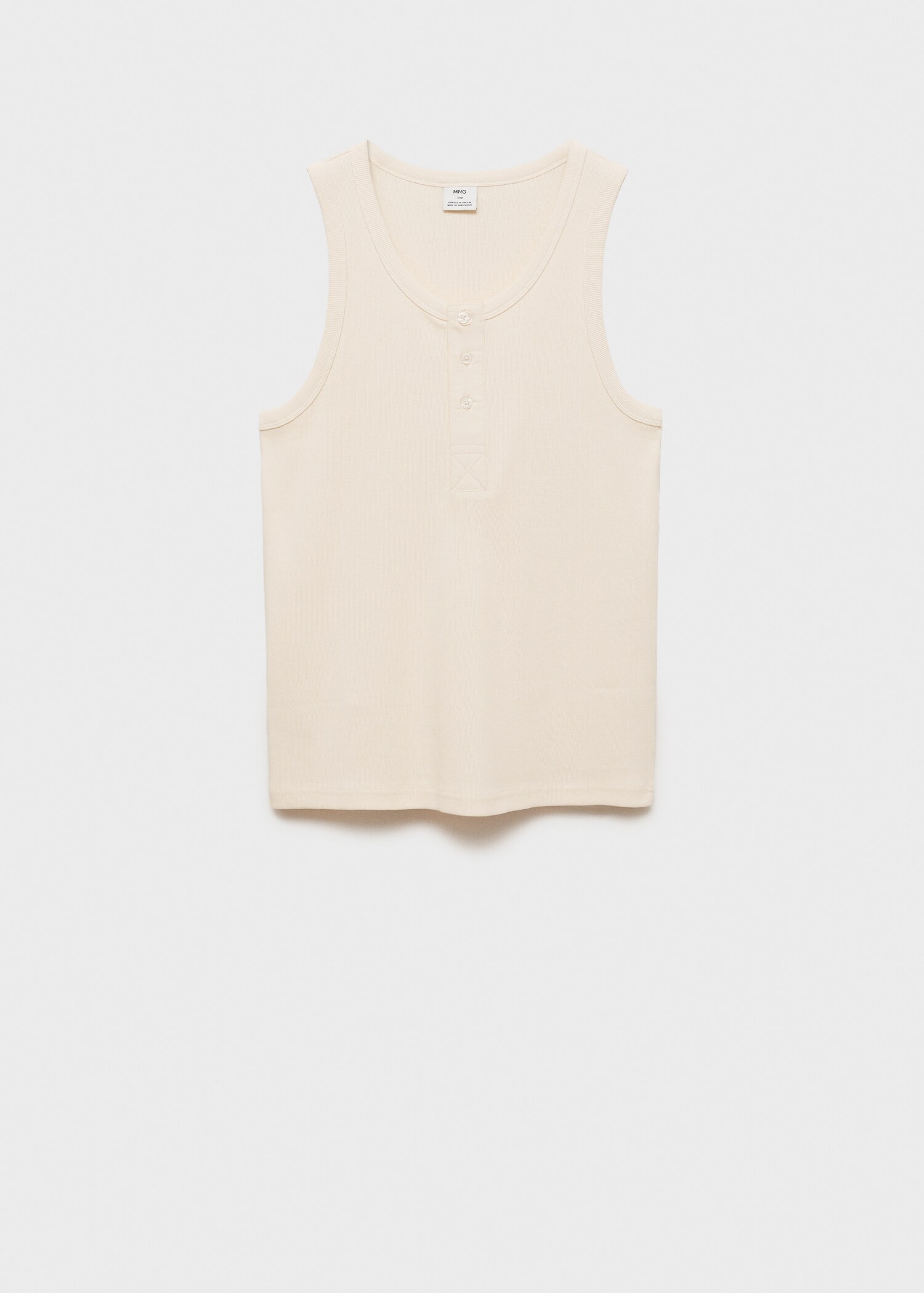 Camiseta botones 100% algodón tirantes - Artículo sin modelo