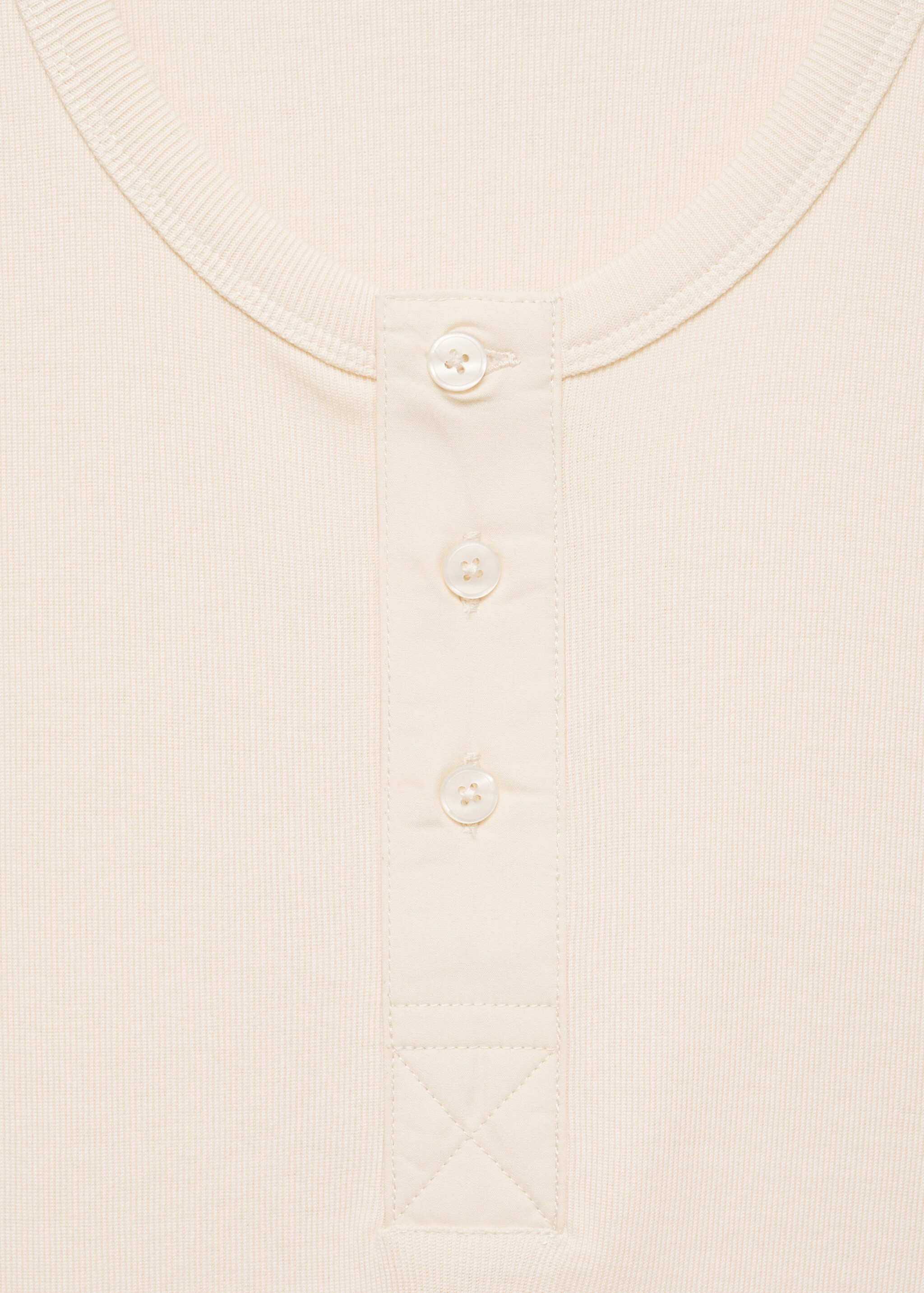 100% cotton t-shirt with buttons - Details of the article 8