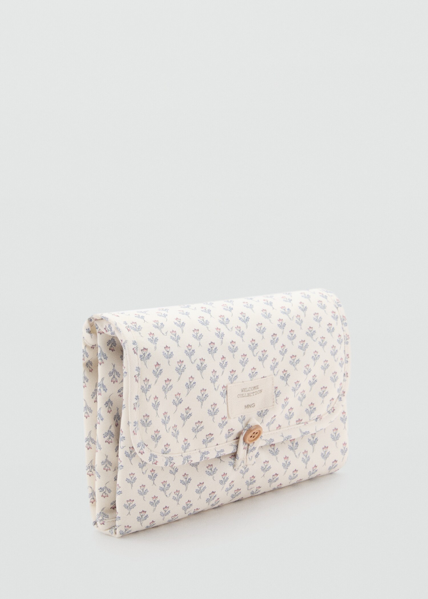 Floral travel changing mat - Medium plane