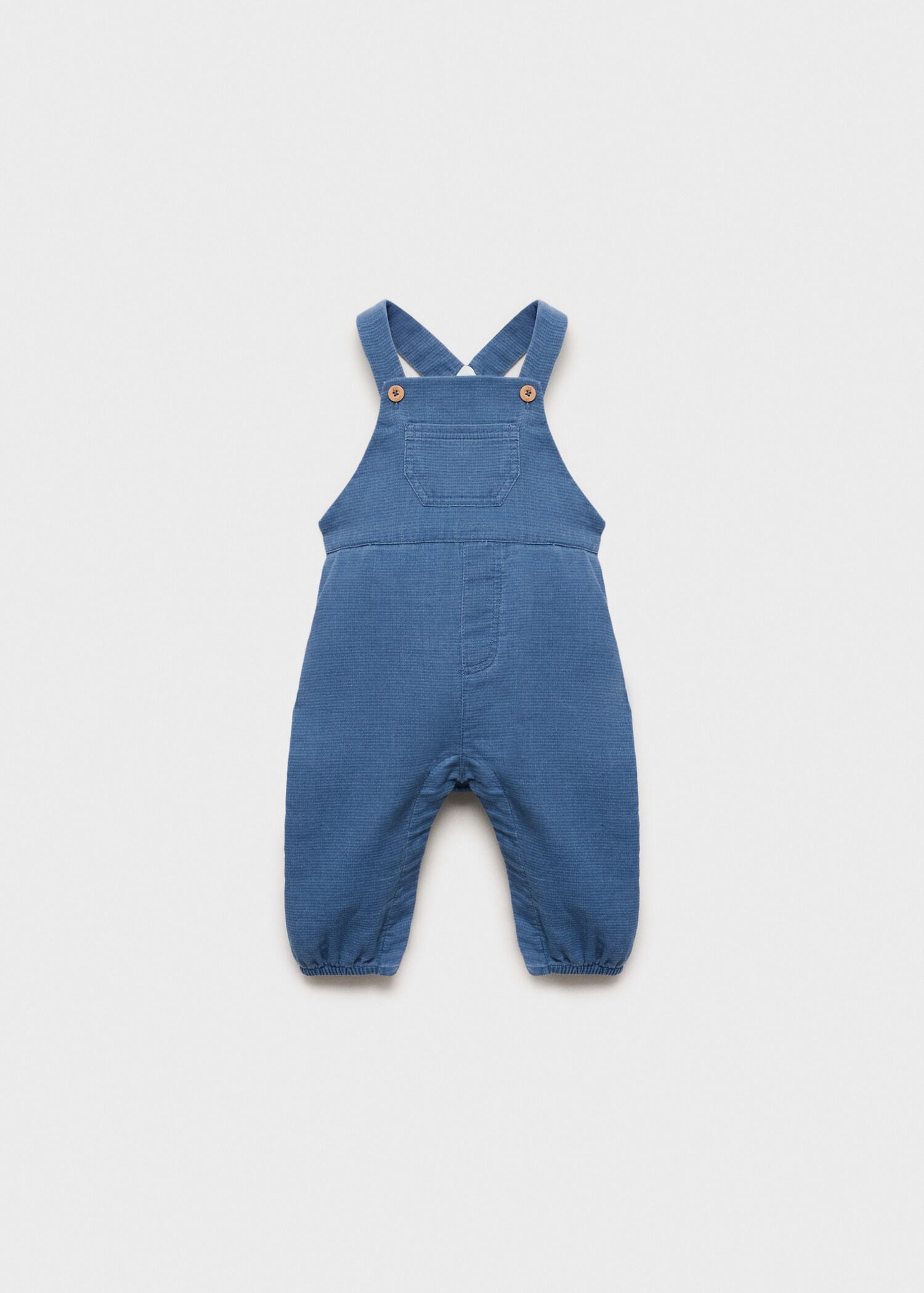 Long cotton dungarees - Article without model