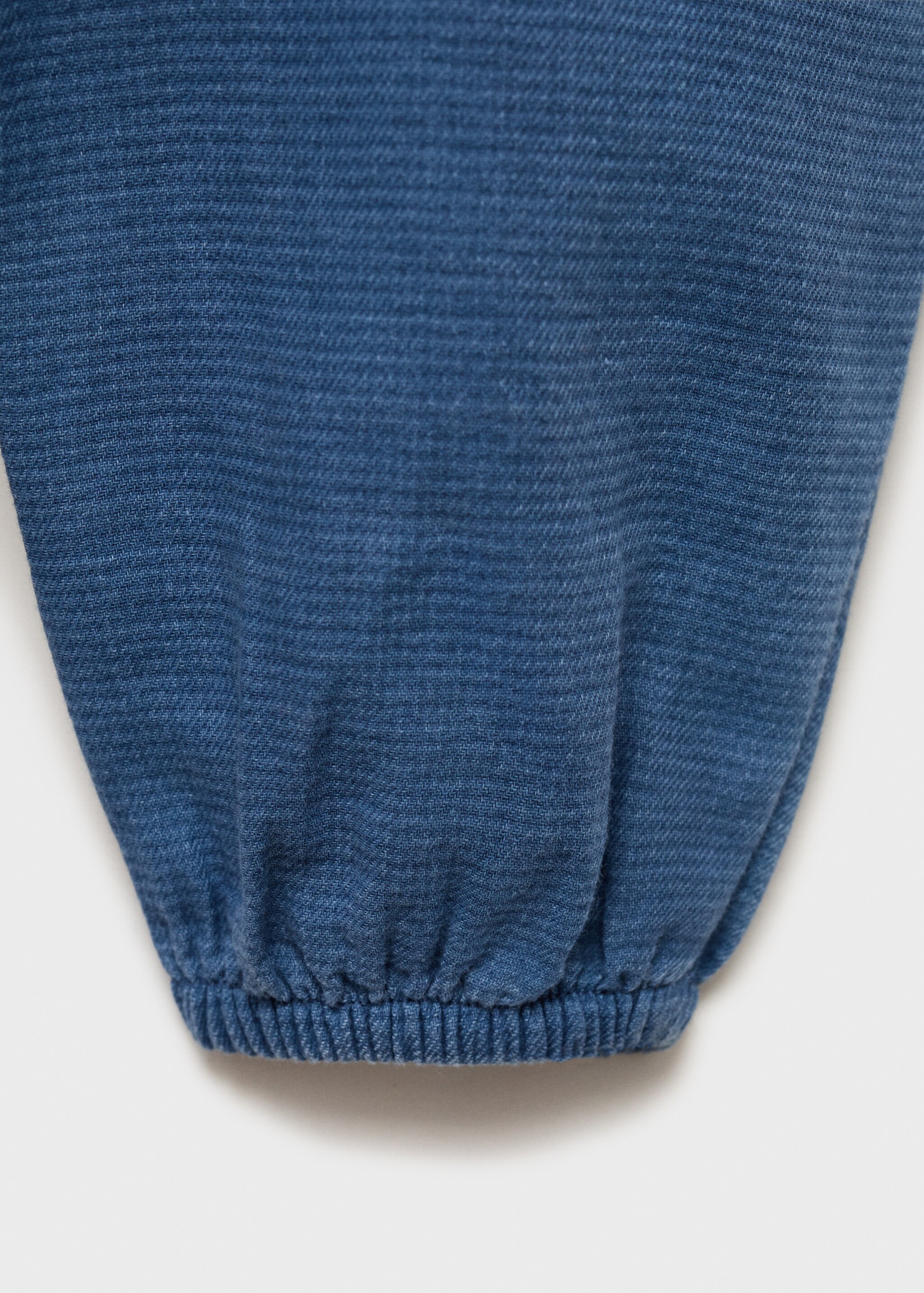 Long cotton dungarees - Details of the article 0