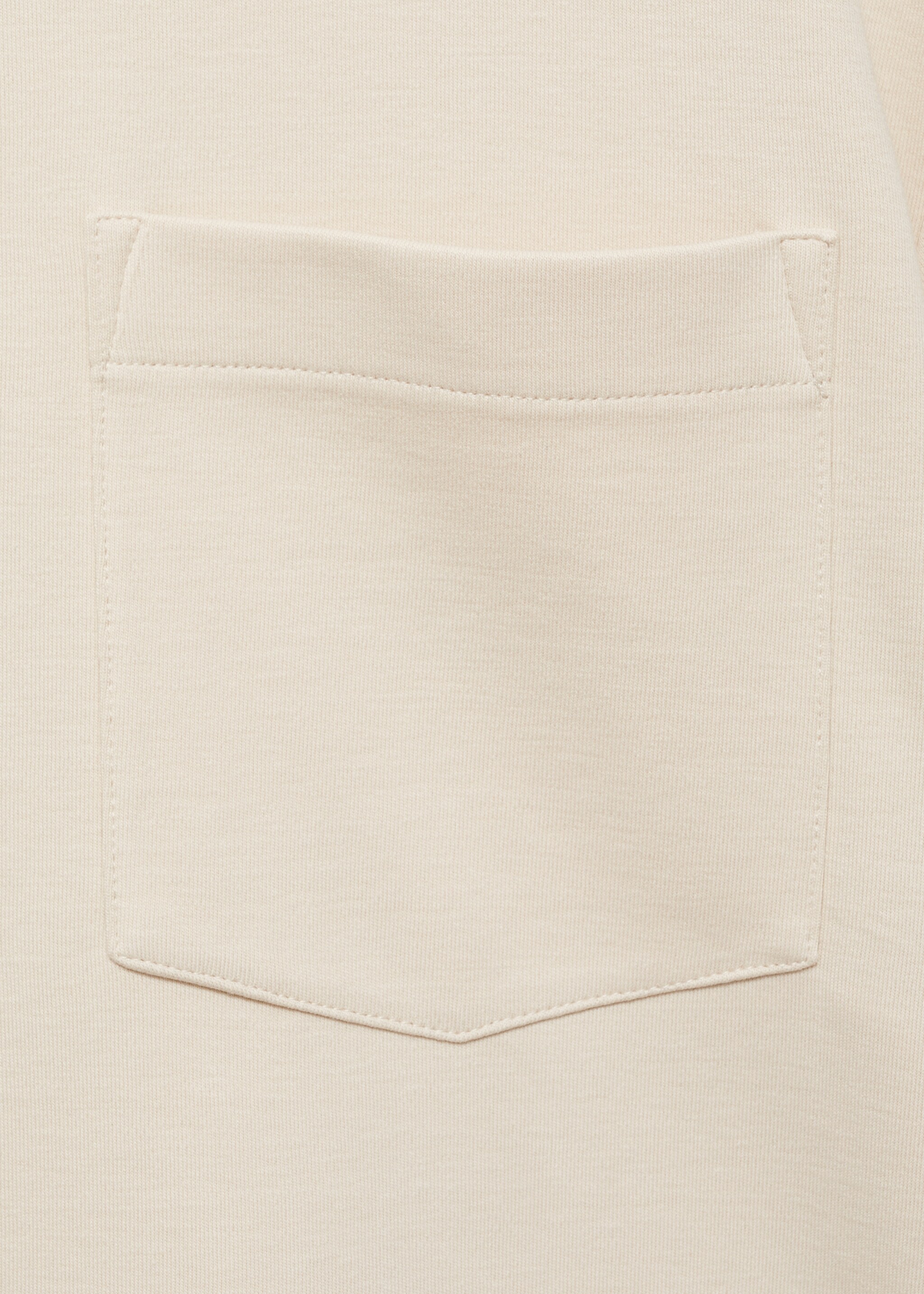 Oversize cotton pocket T-shirt - Details of the article 0