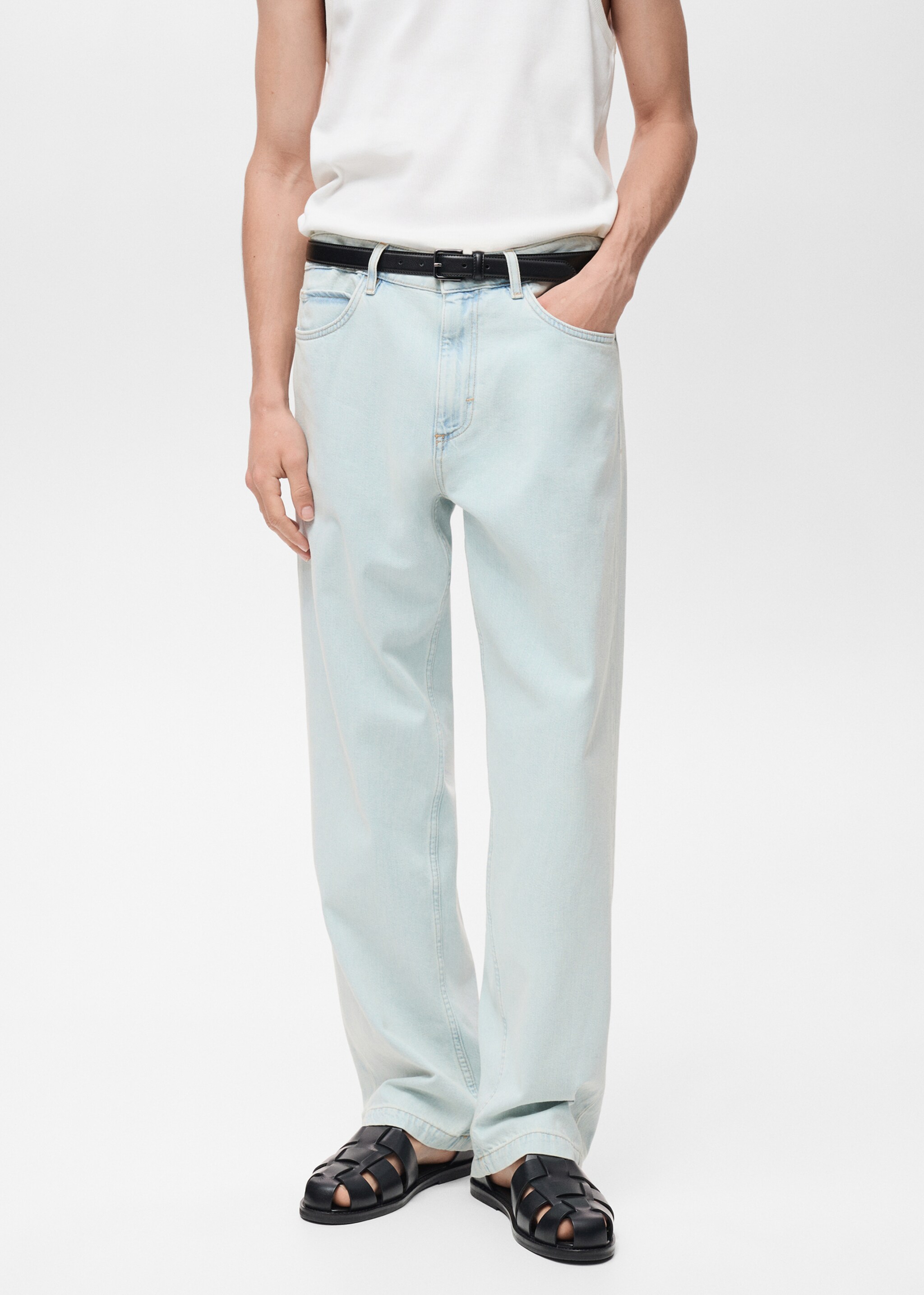 Loose Fit-Jeans - Mittlere Ansicht