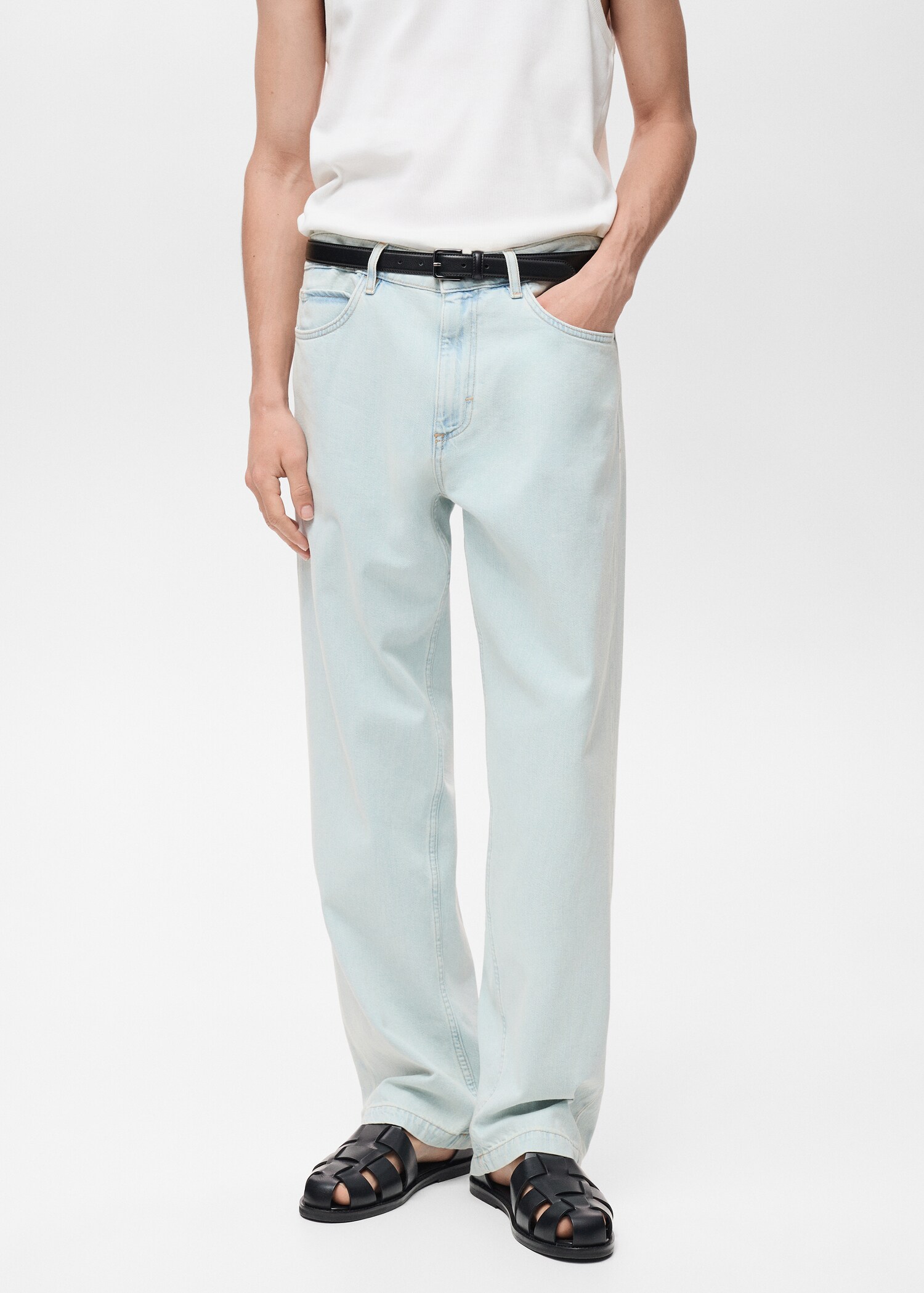 Loose-fit jeans - Medium plane