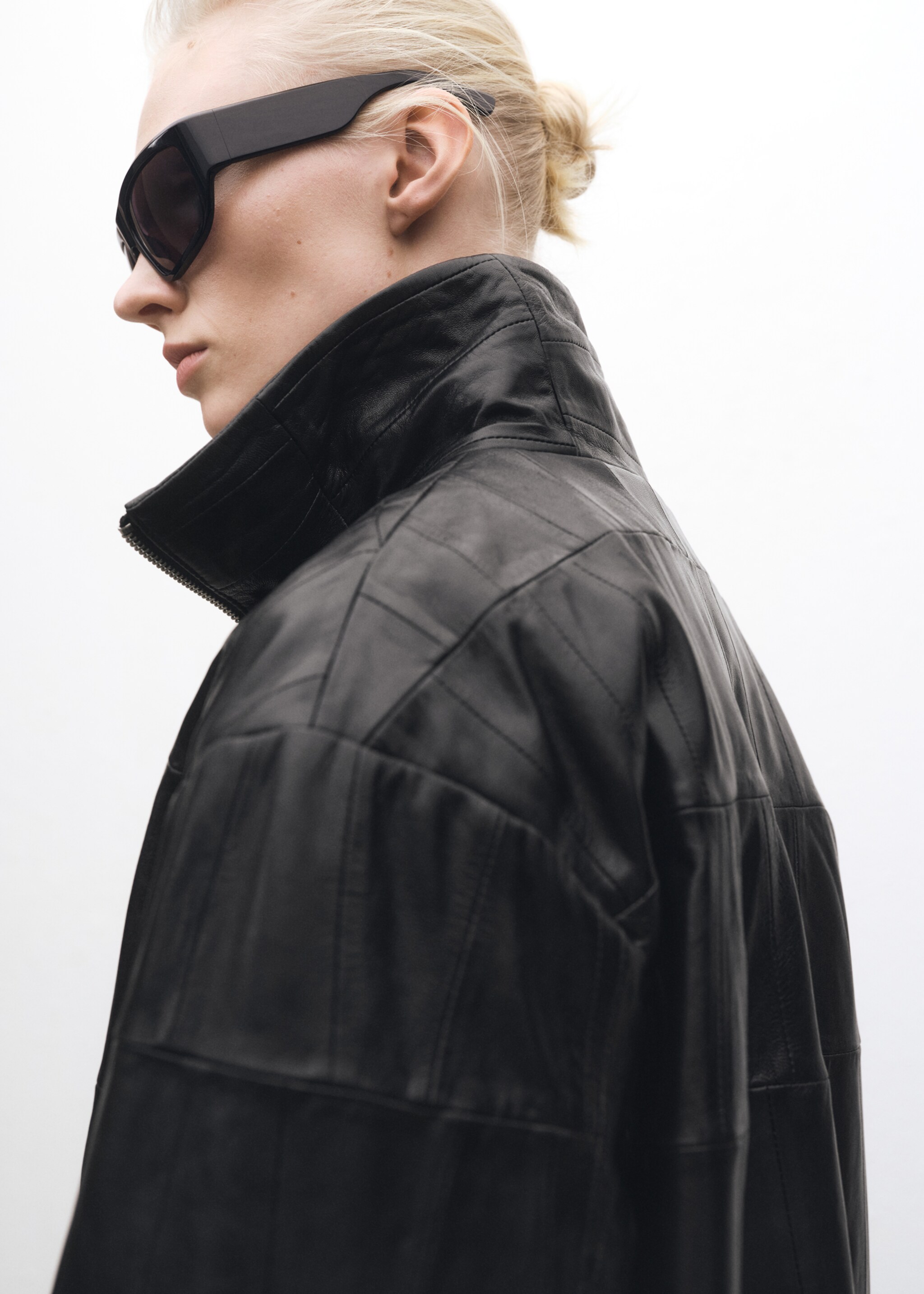 Abric oversize pell patchwork - Detall de l'article 2