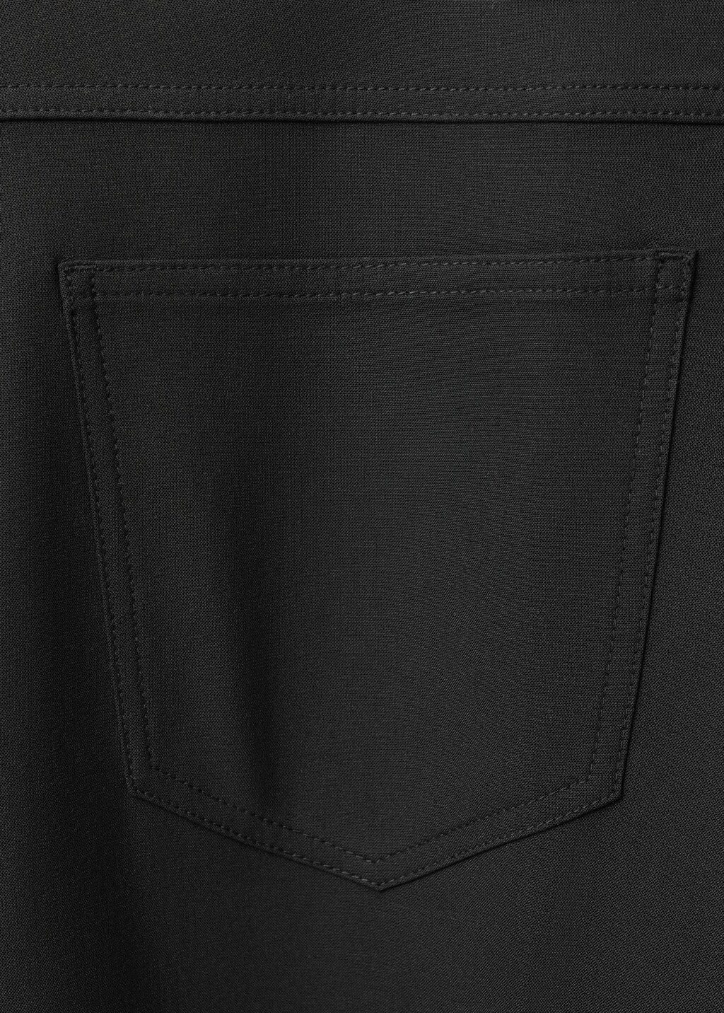 Combined wool-blend jogger pants - image 5