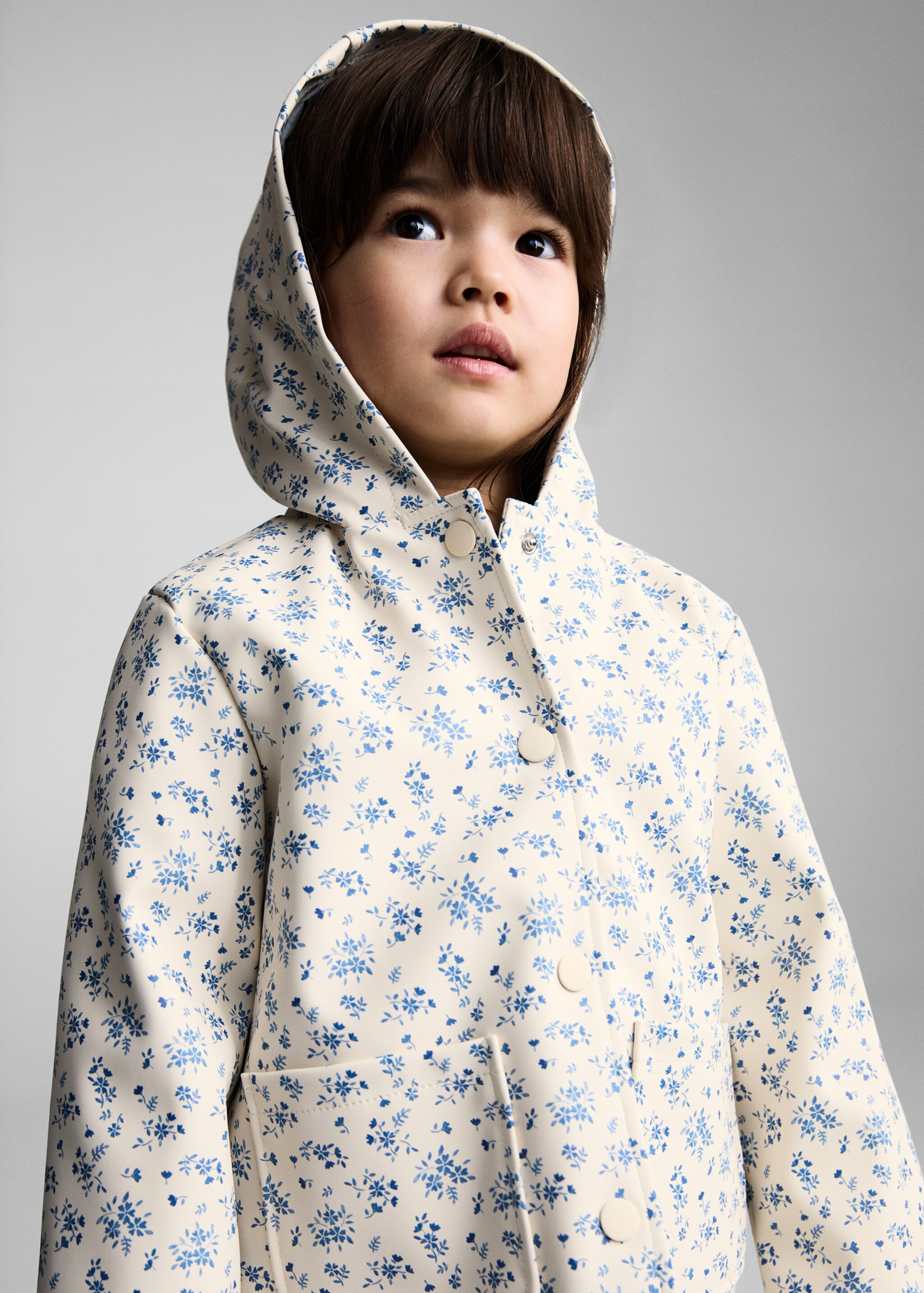 Hooded water-repellent parka - Details of the article 4