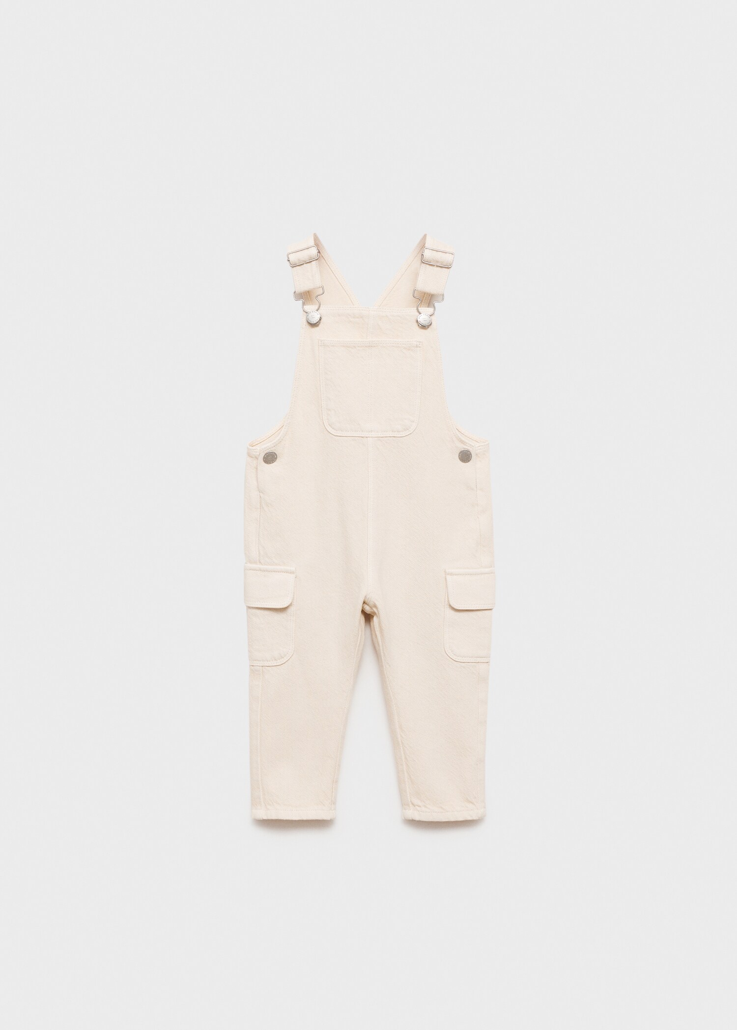 Long denim overalls with pocket - Article without model