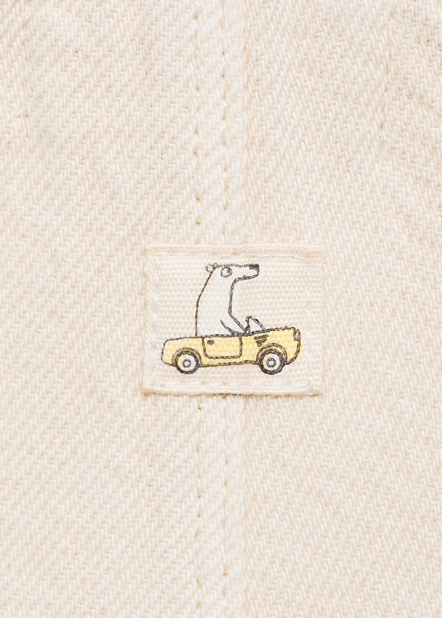 Long denim overalls with pocket - Details of the article 8