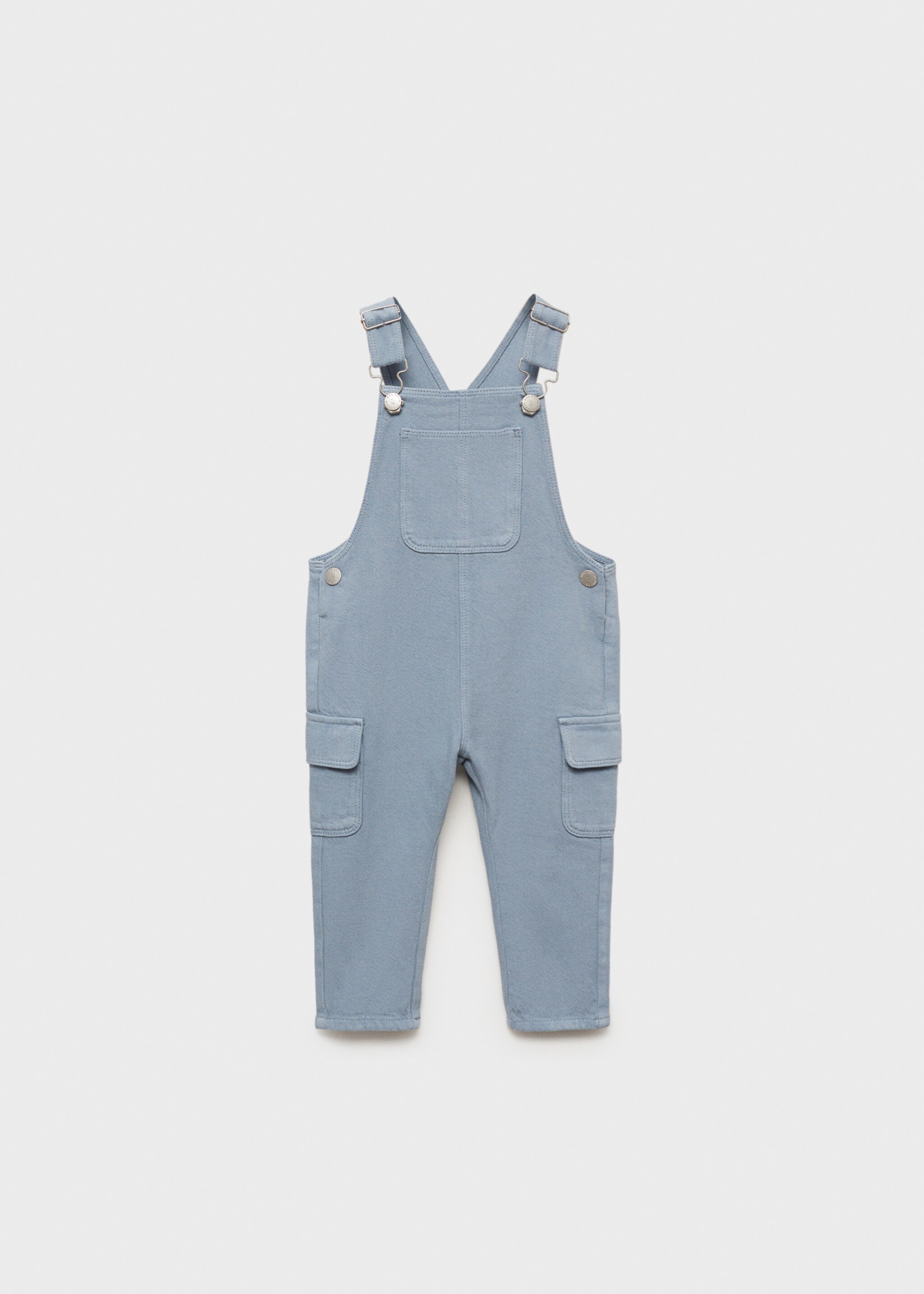 Long denim overalls with pocket - Article without model