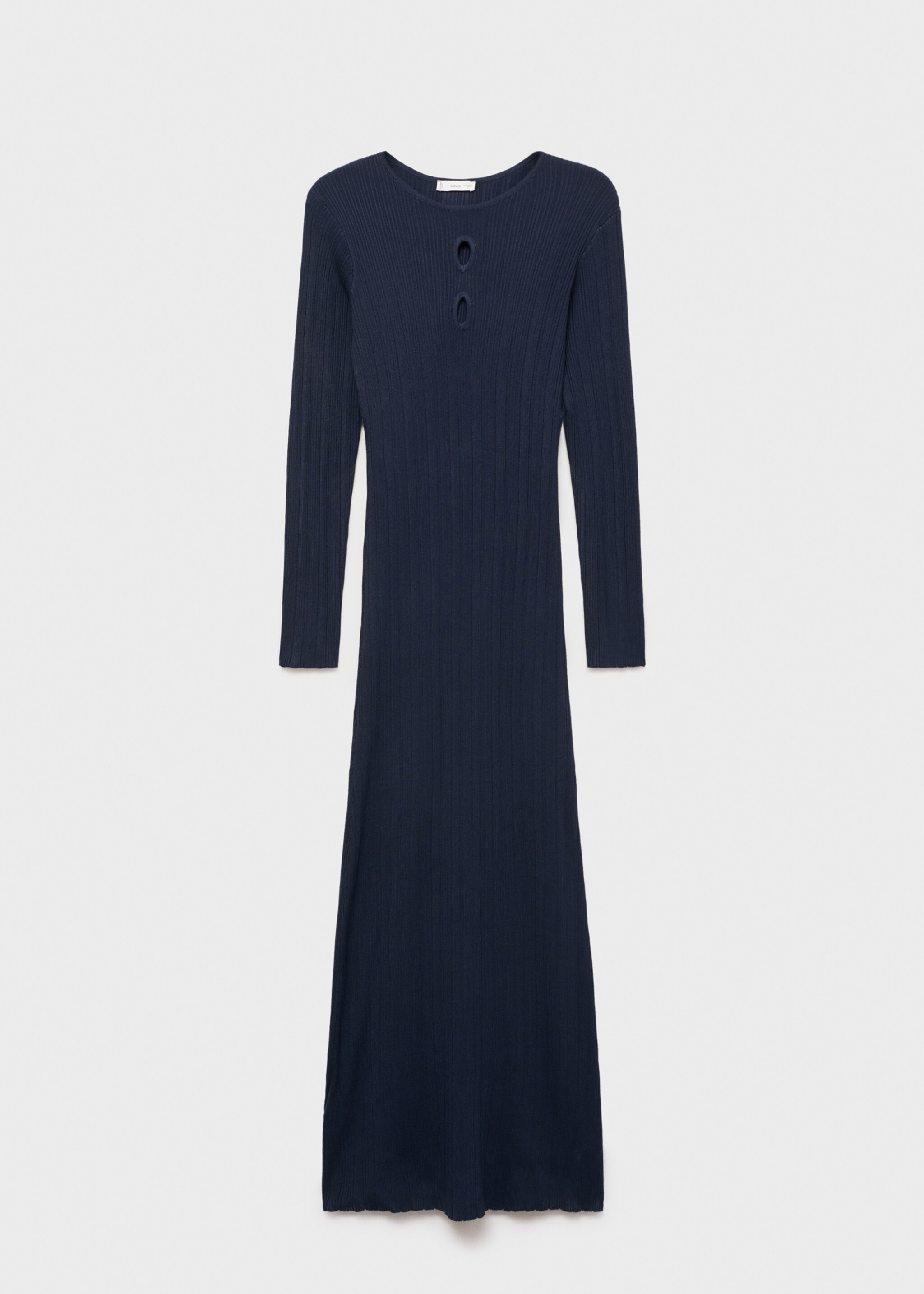 Ribbed long dress - Article without model