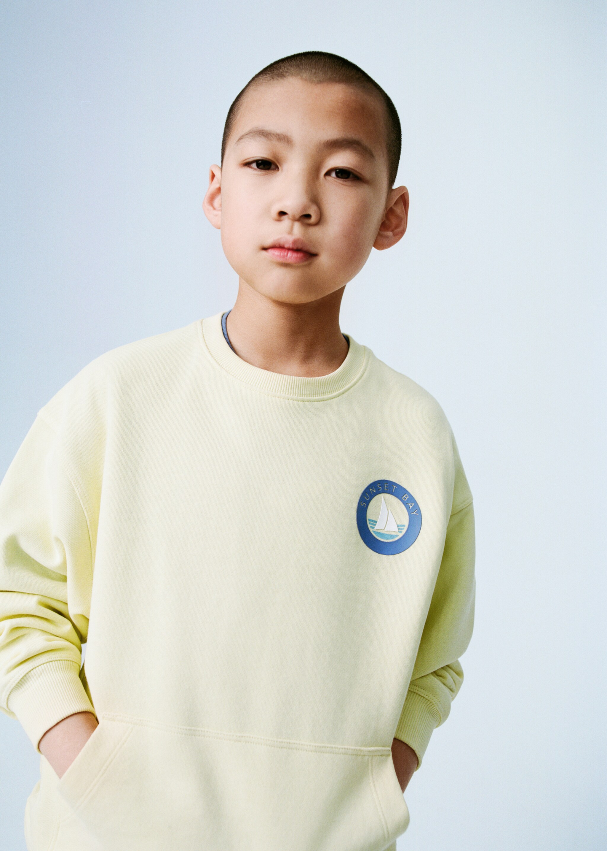 Printed cotton sweatshirt - Details of the article 5