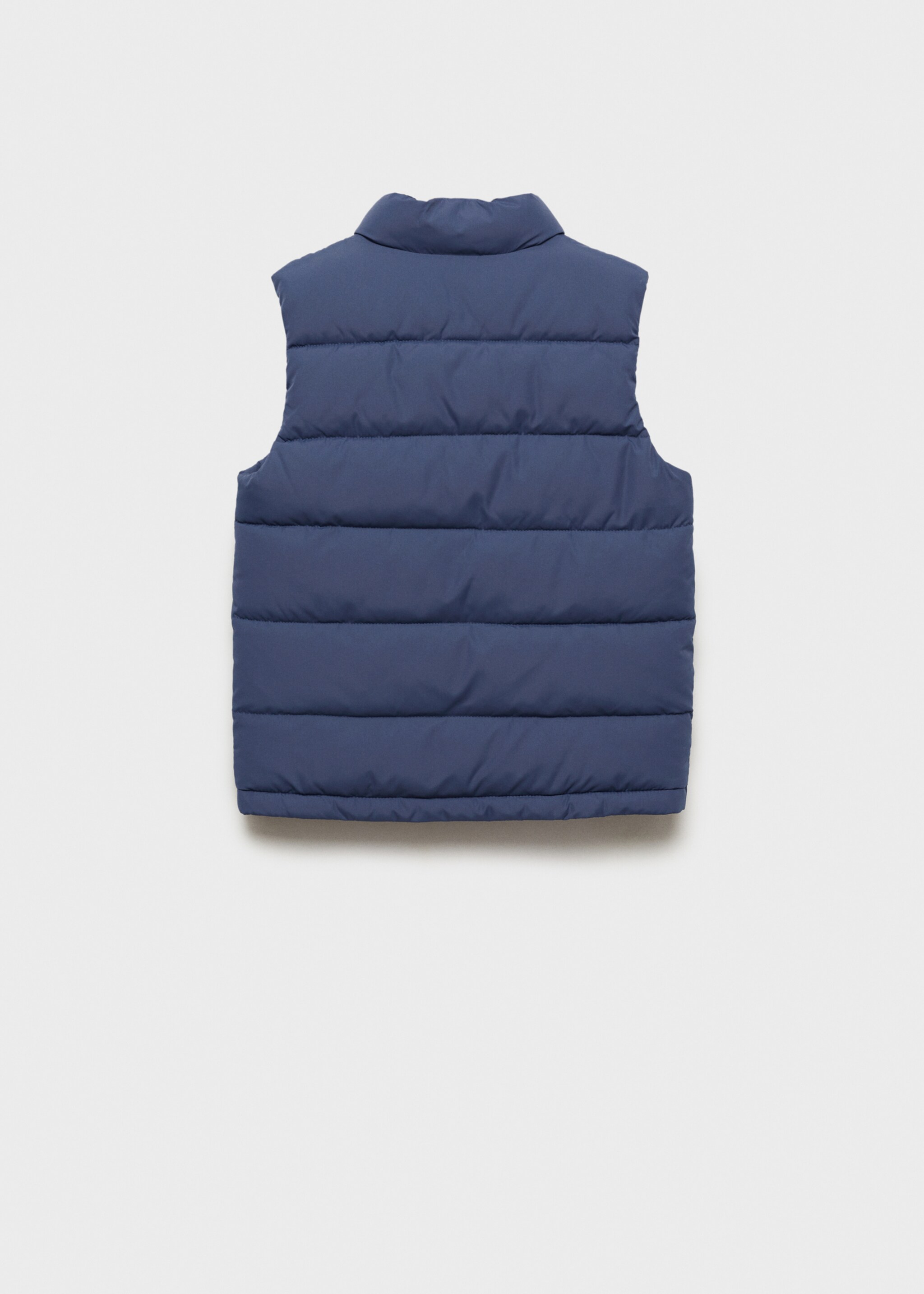 Quilted gilet with pockets - Зворотна сторона товару