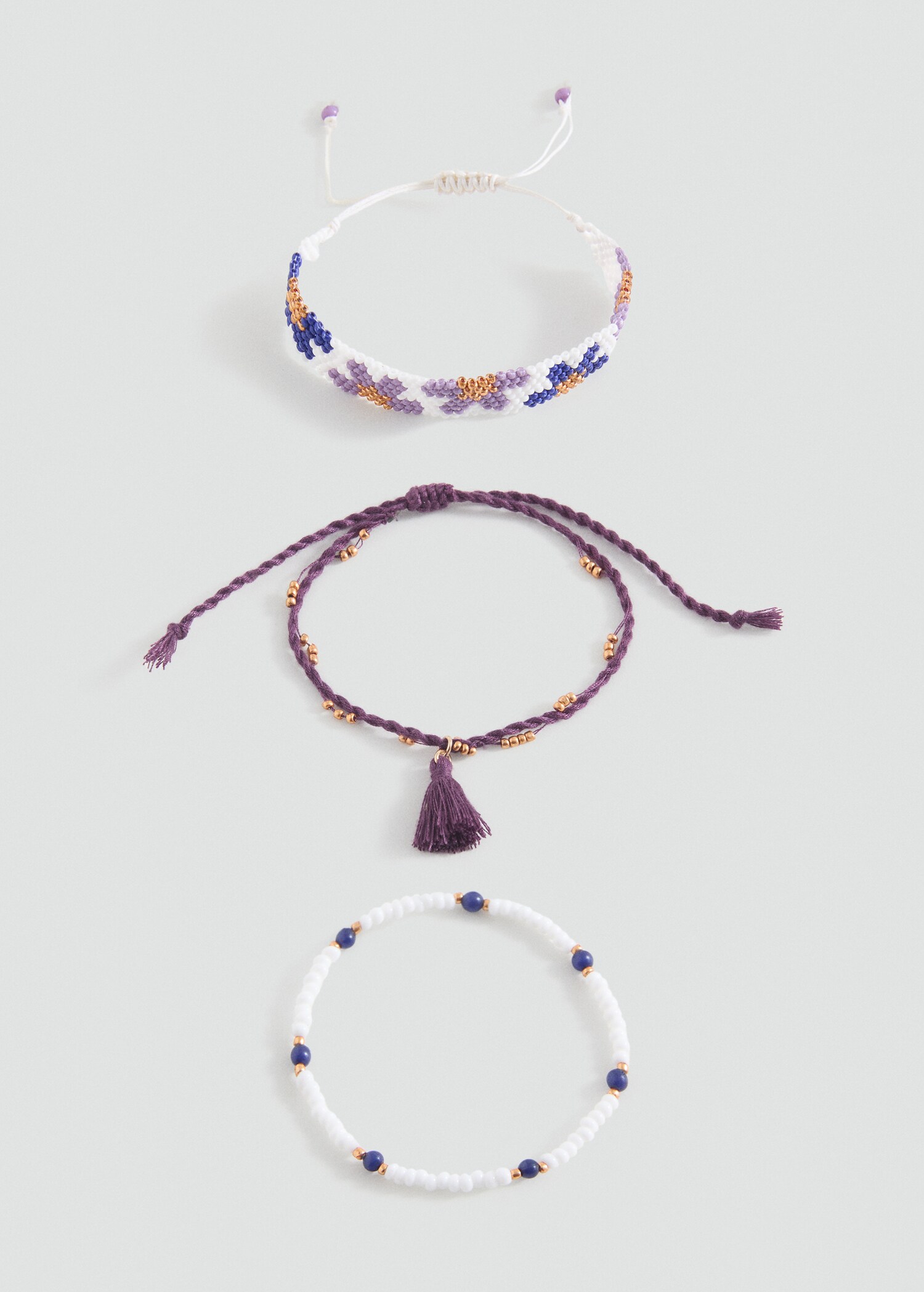 Set bracelets combinés - Plan moyen