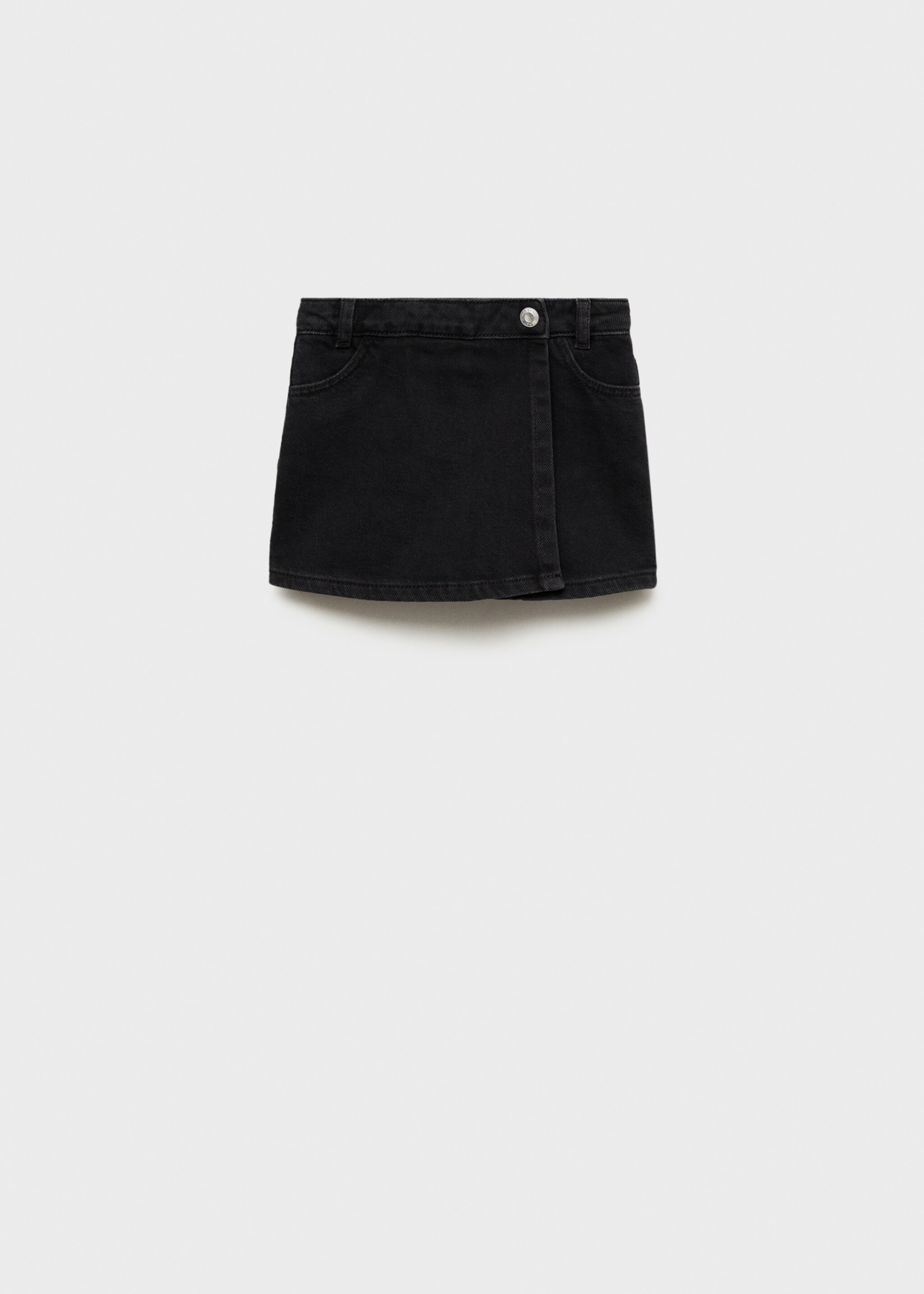 Wrapped denim skort - Article without model