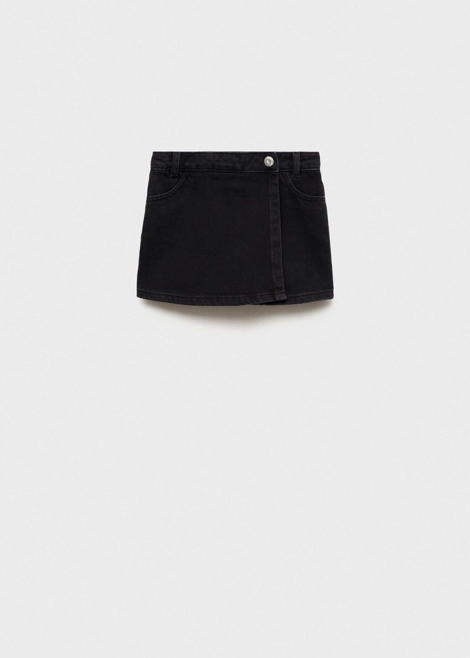 Überschlagene Denim-Rockhose - Artikel ohne Model