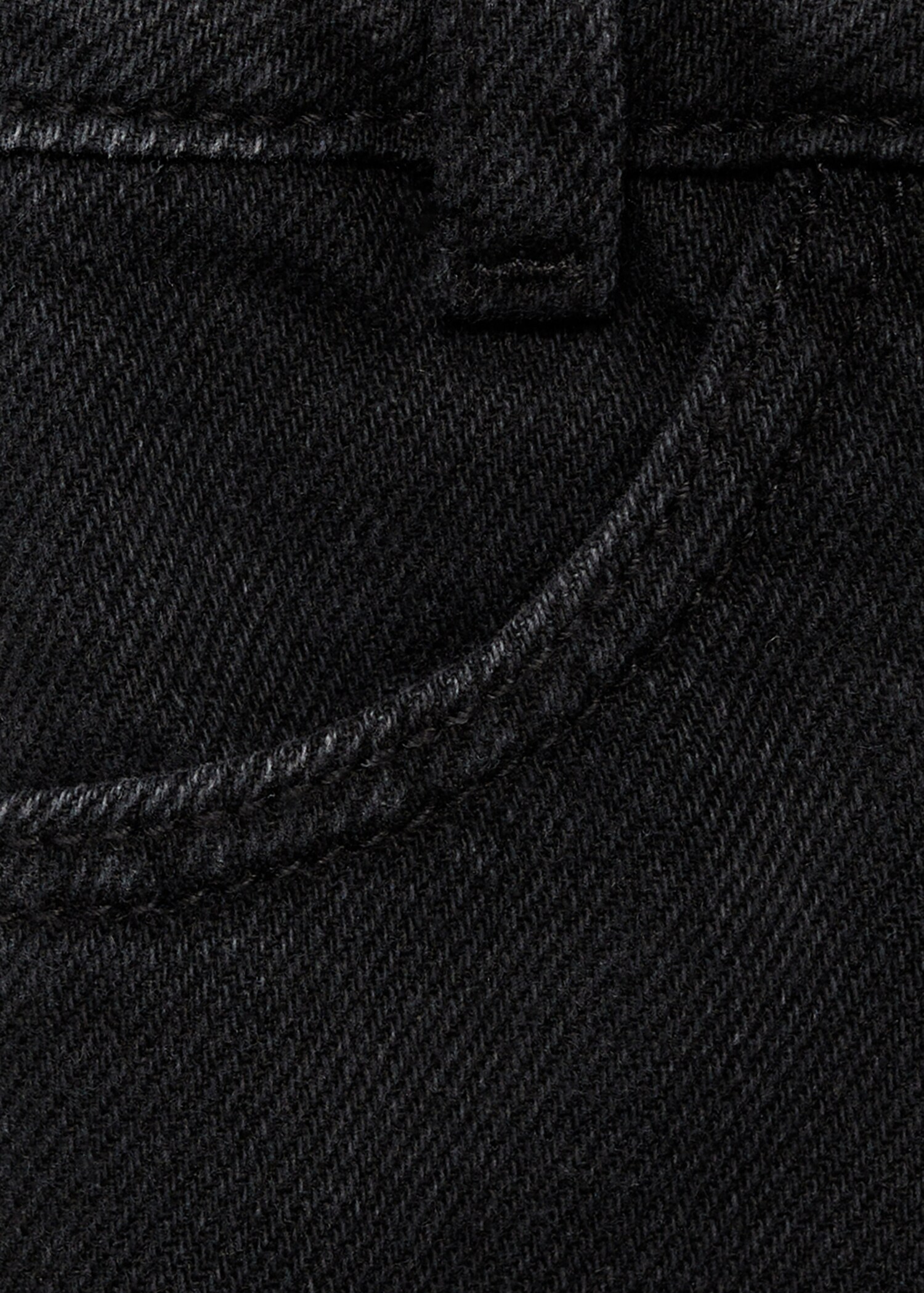 Überschlagene Denim-Rockhose - Detail des Artikels 0