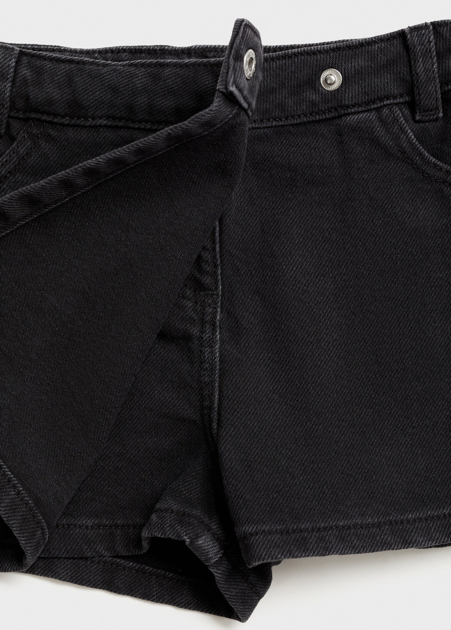 Überschlagene Denim-Rockhose - Detail des Artikels 8
