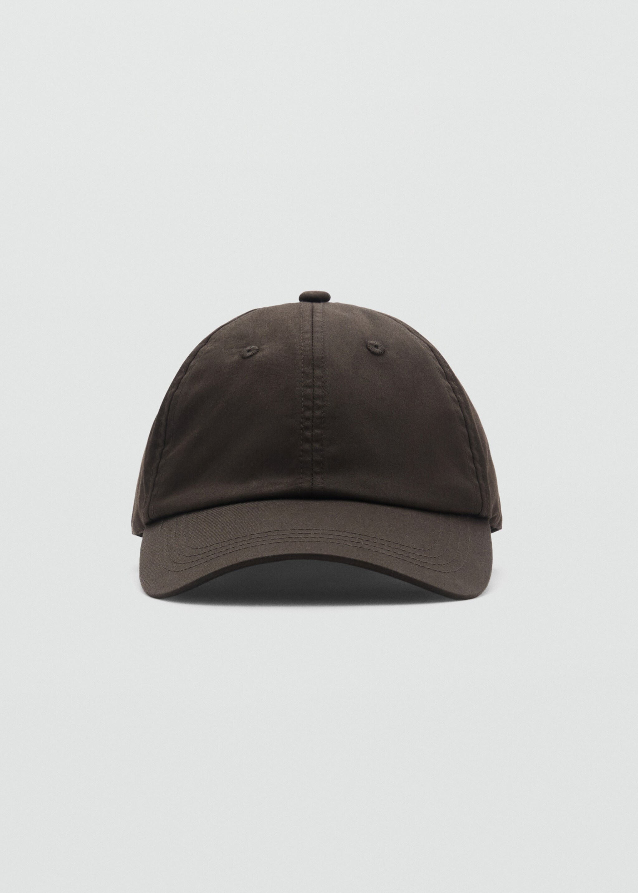 Gorra algodón visera - Plano medio