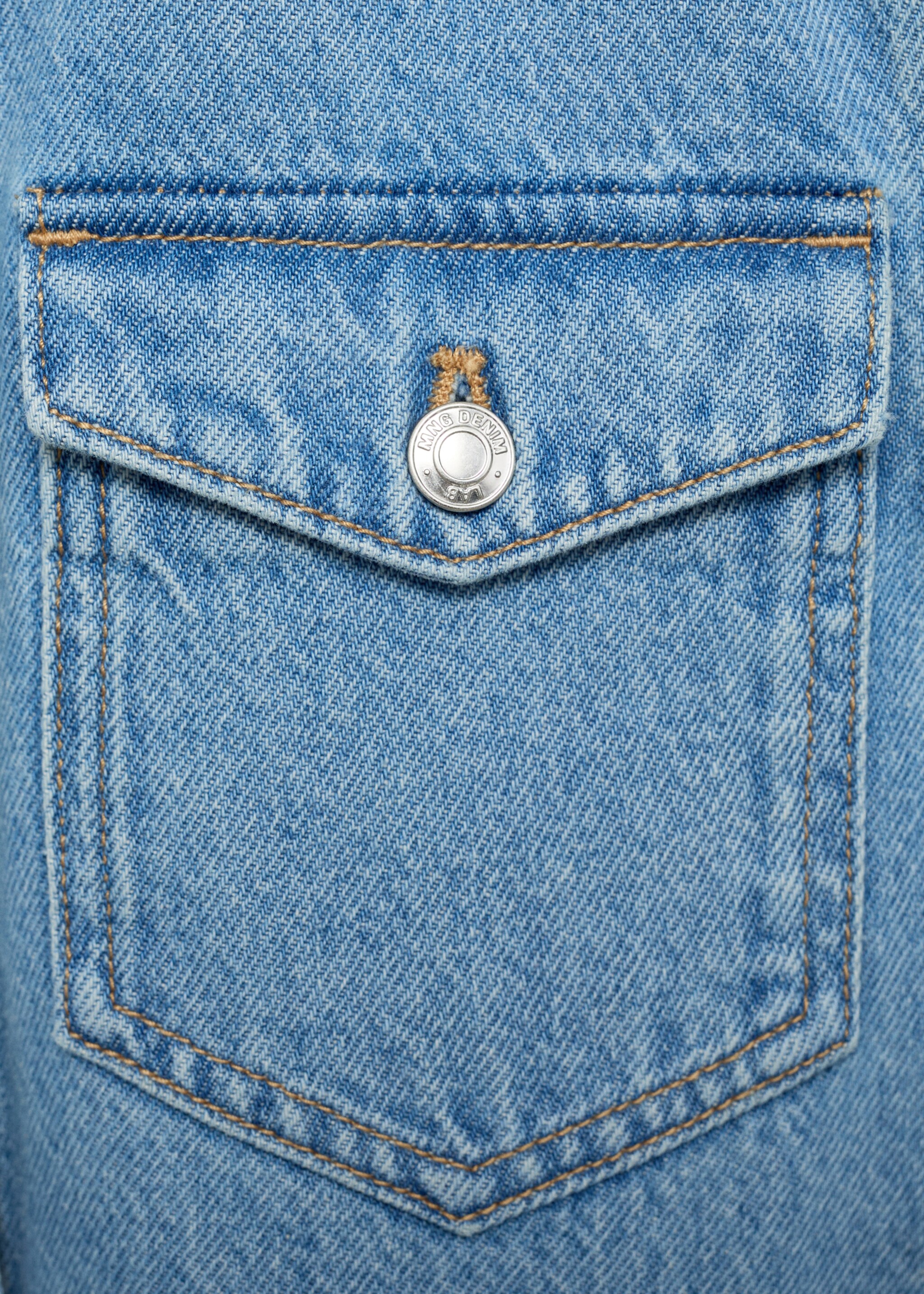 Gaun denim pendek - Rincian barang 8