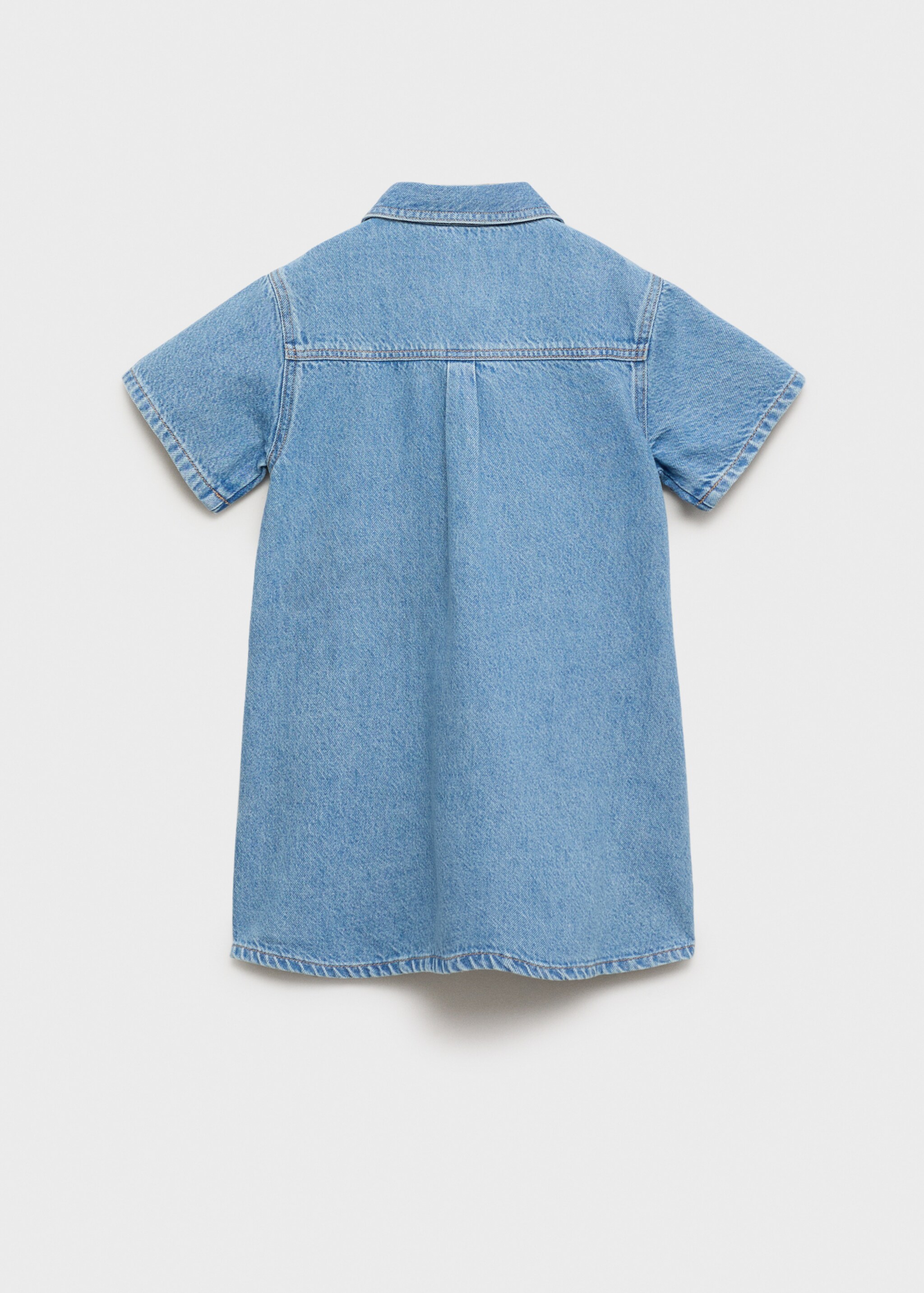 Gaun denim pendek - Versi terbalik dari barang