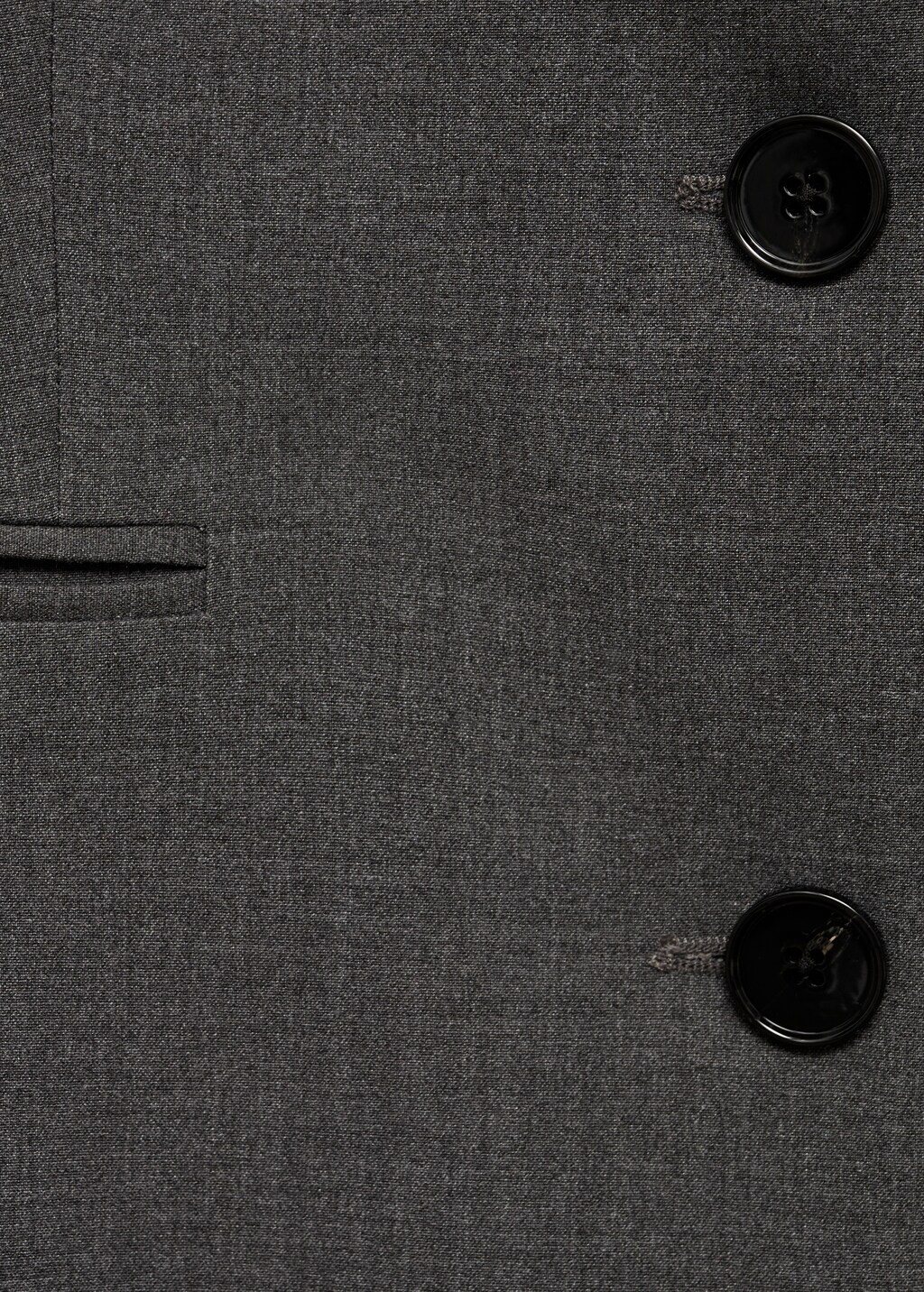 Straight button suit blazer - image 5