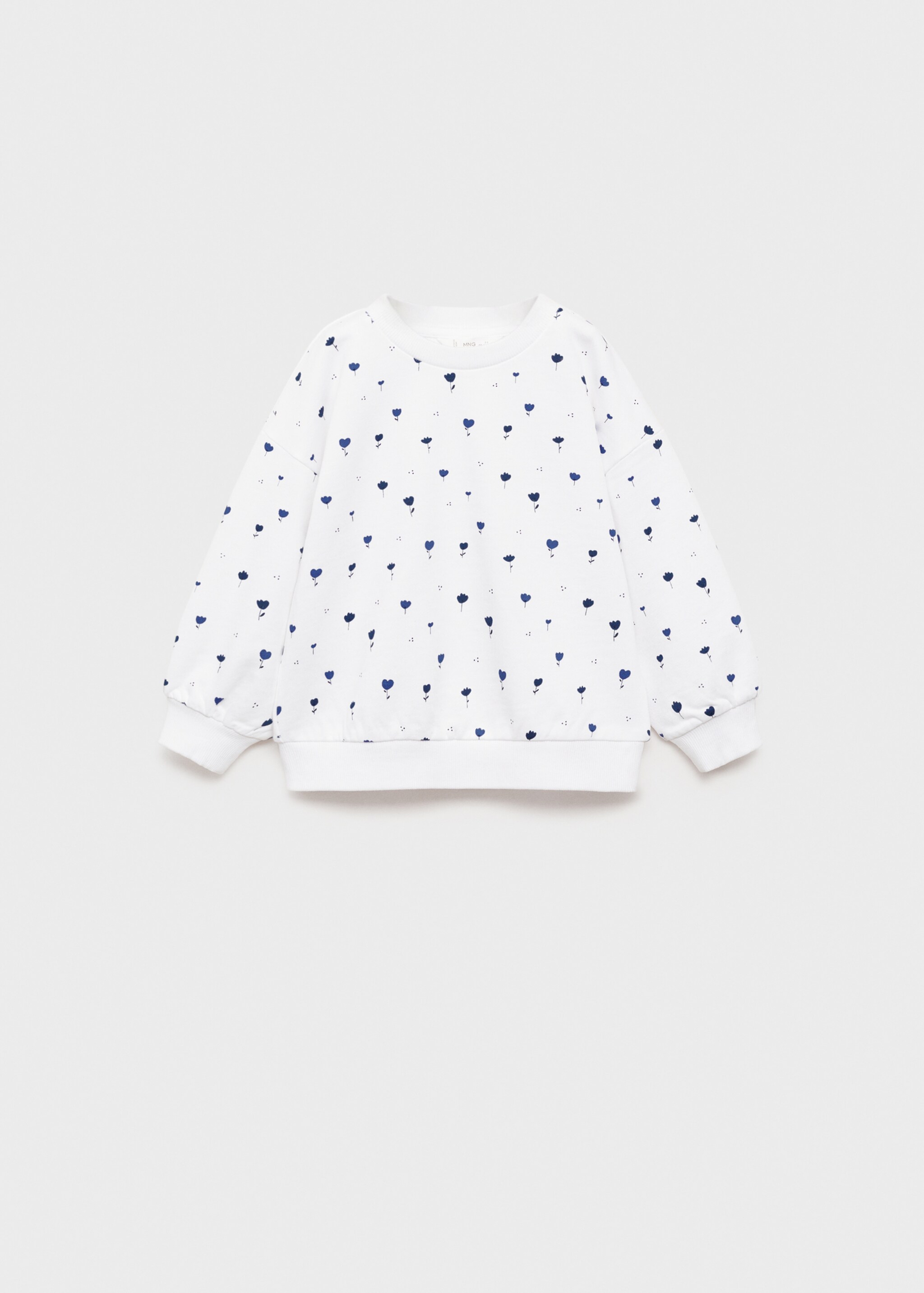 Printed cotton sweatshirt - Article without model