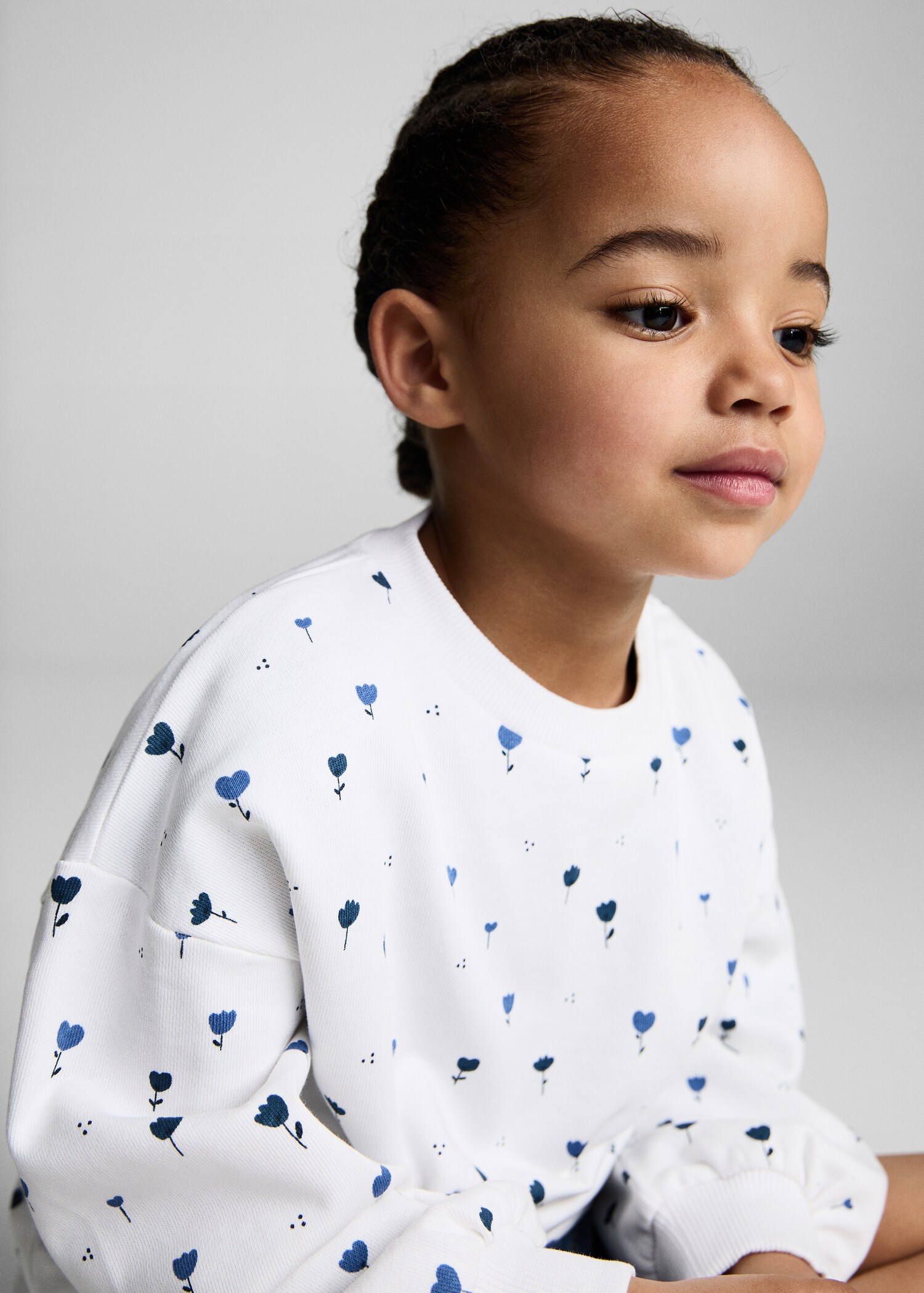 Printed cotton sweatshirt - Details of the article 1