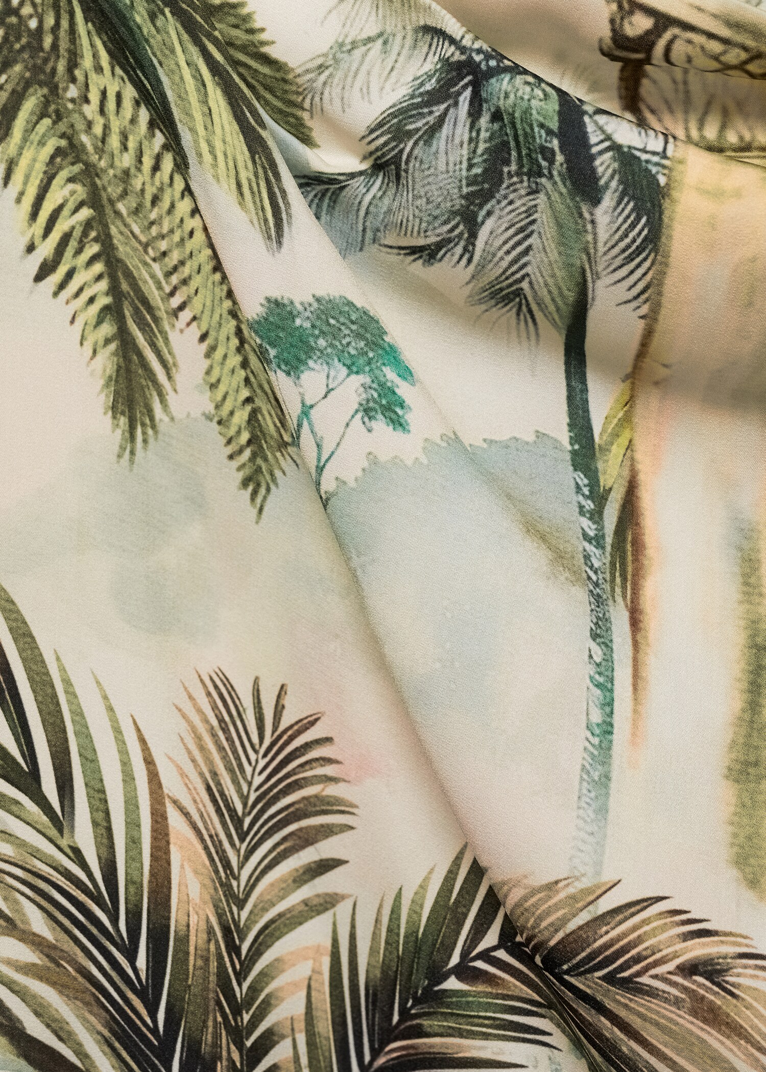 Cape drapée imprimé tropical - Détail de l'article 8