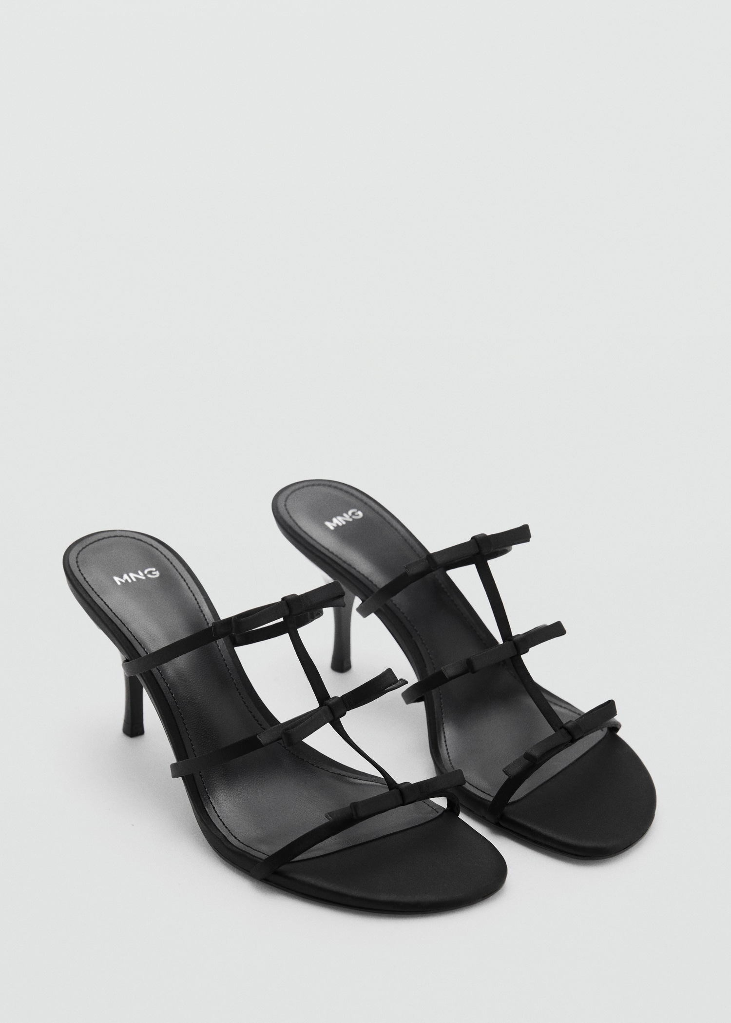 Sandalia Tiras Sandalia Tacon Mango Sandalia Tira Tacón Mujer