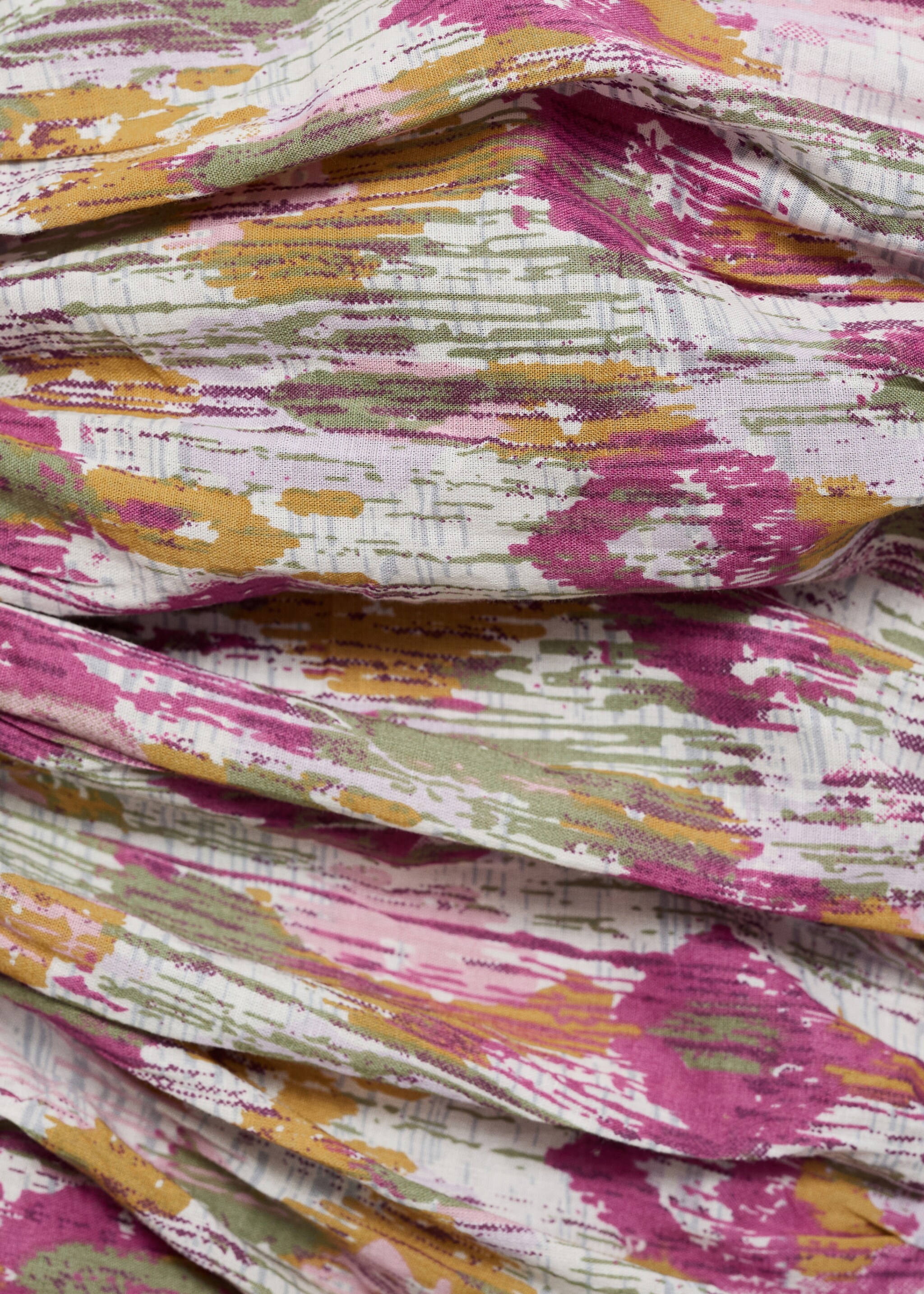 Ruched cotton top - Details of the article 0