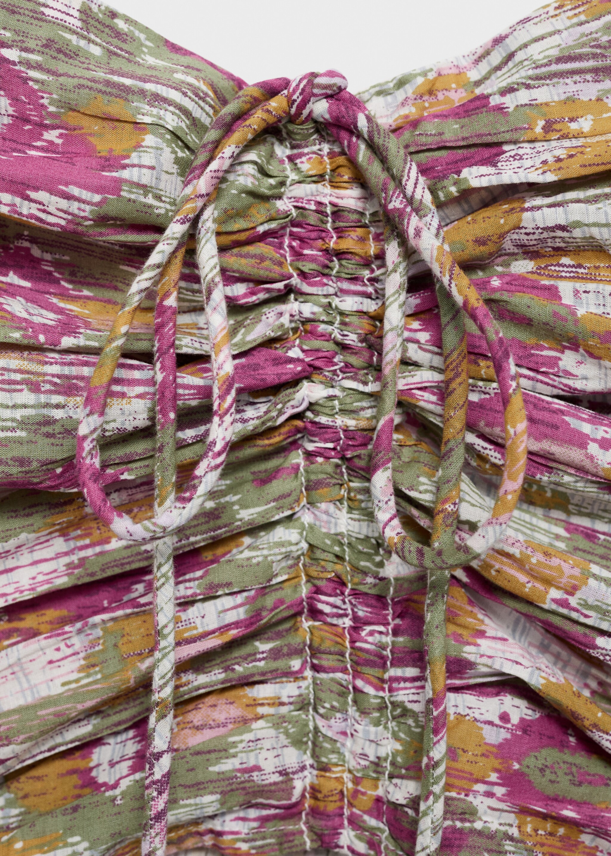 Ruched cotton top - Details of the article 8