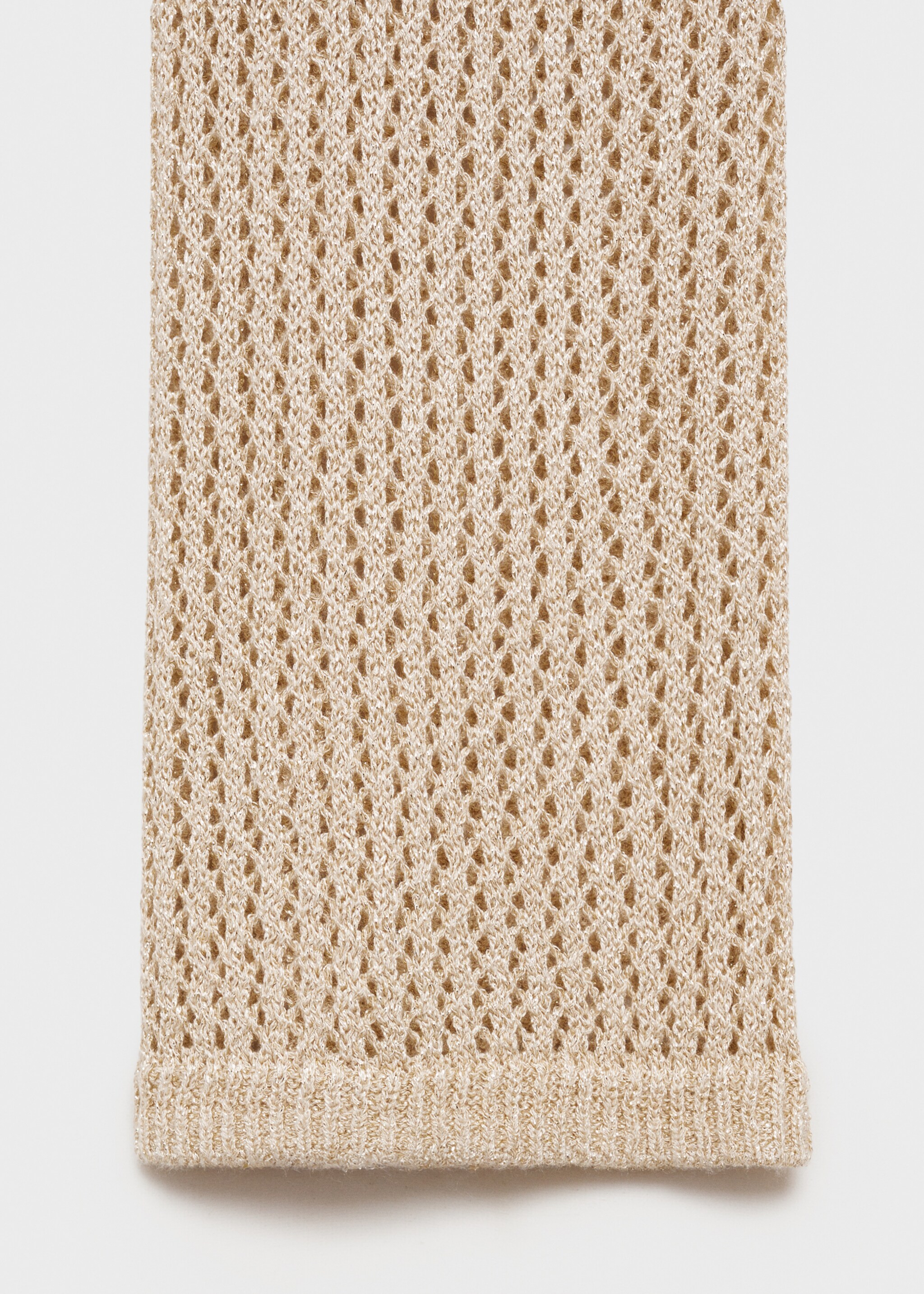 Long openwork knitted cardigan - Details of the article 0