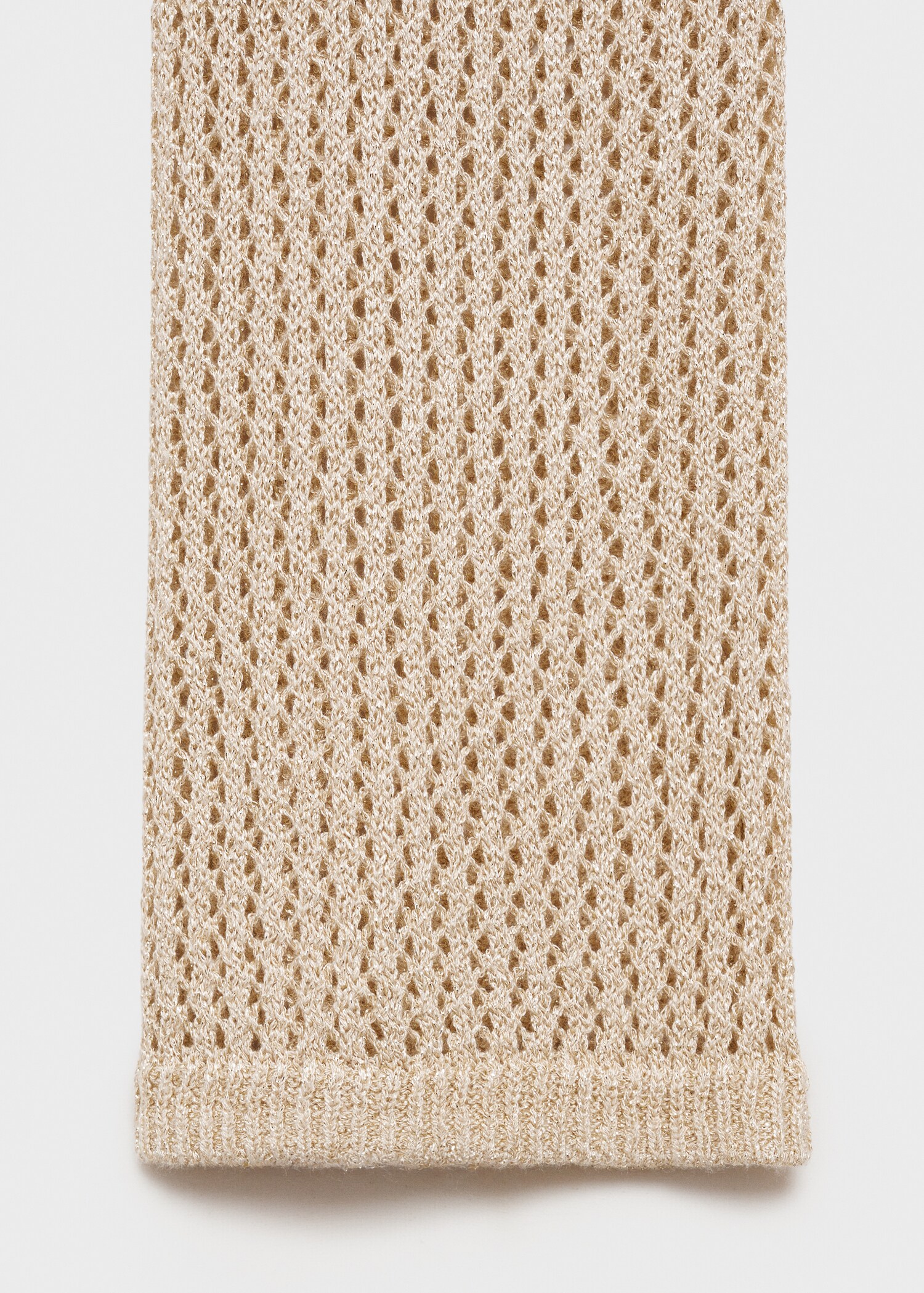 Cardigan long maille ajourée - Détail de l'article 0