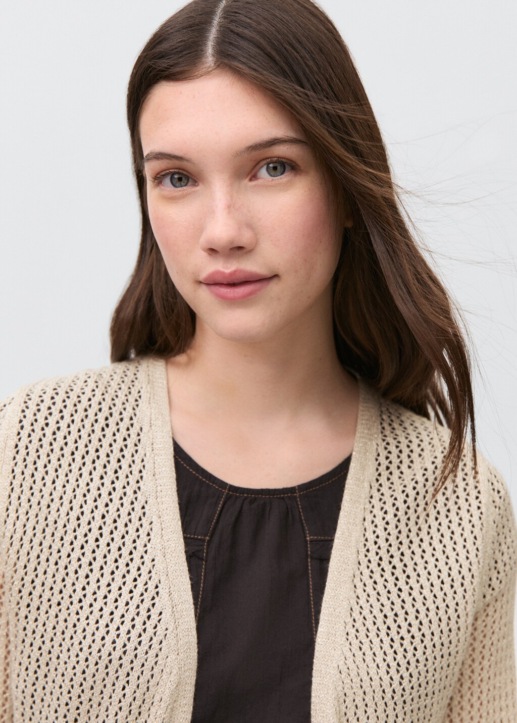 Long openwork knitted cardigan - Teen | MANGO USA Long openwork knitted cardigan - Teen | MANGO USA