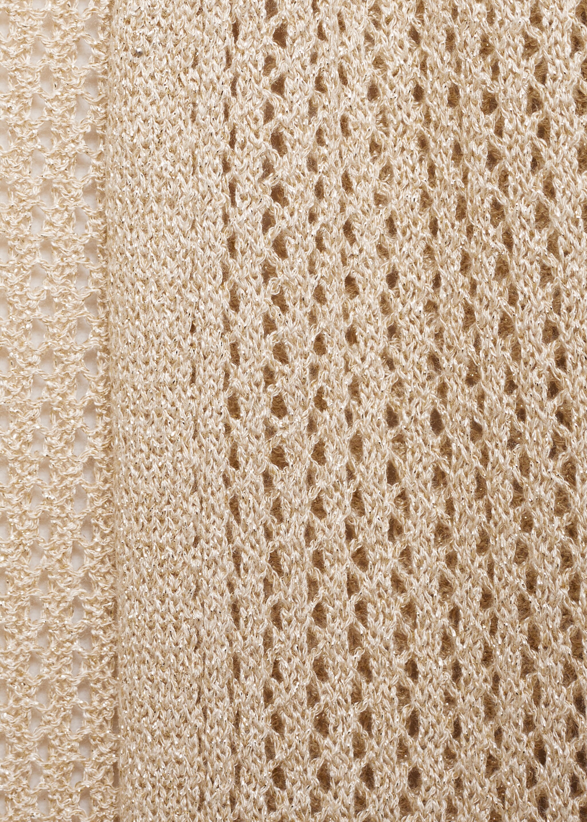 Long openwork knitted cardigan - Details of the article 8