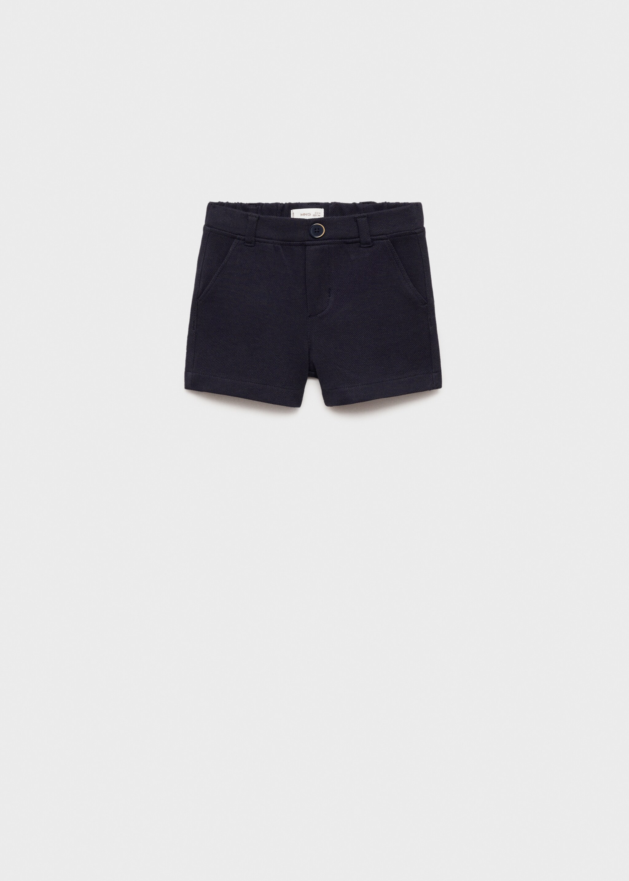 Cotton piqué Bermuda shorts - Article without model